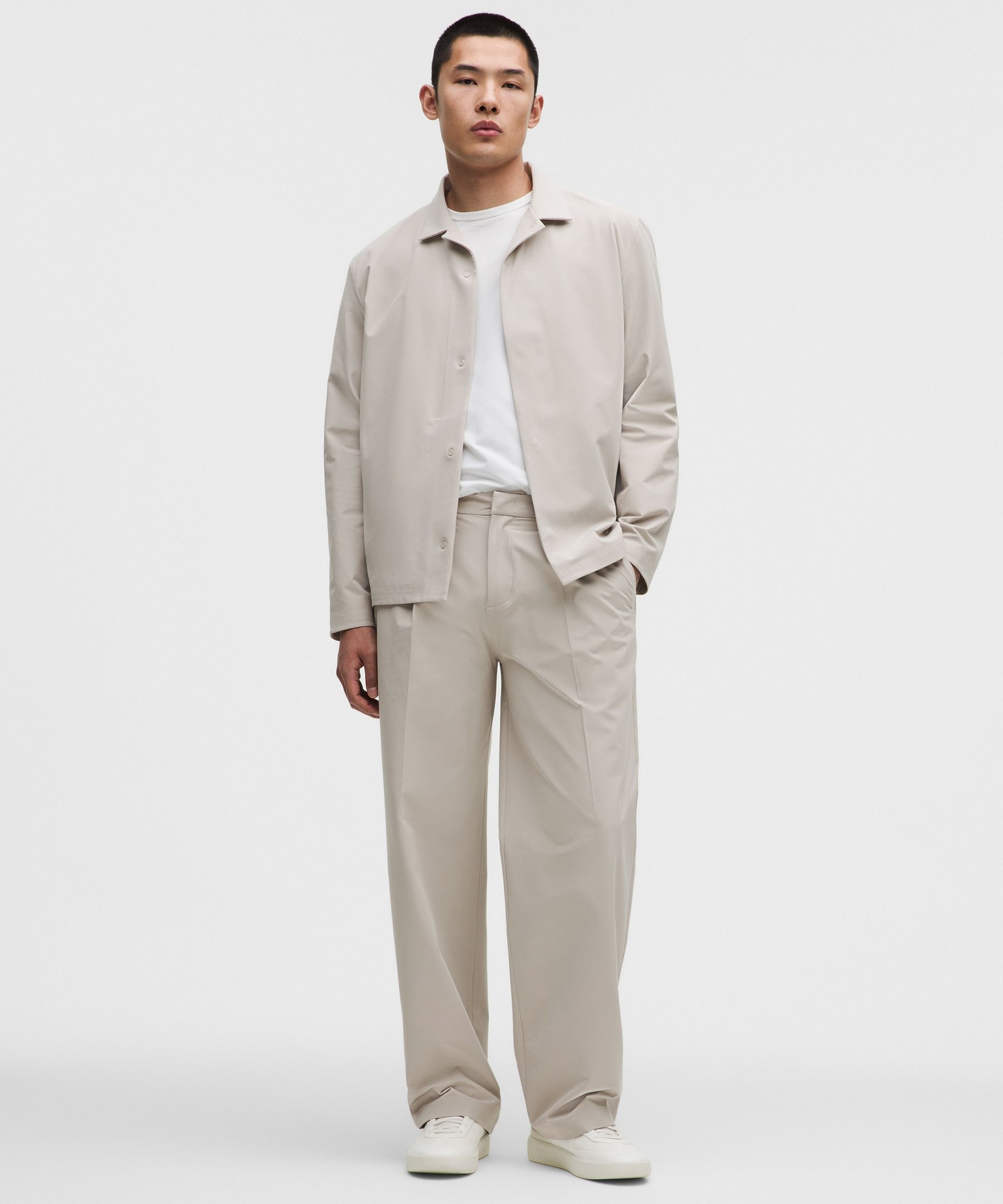 Stretch Swift Relaxed Shirt Jacket