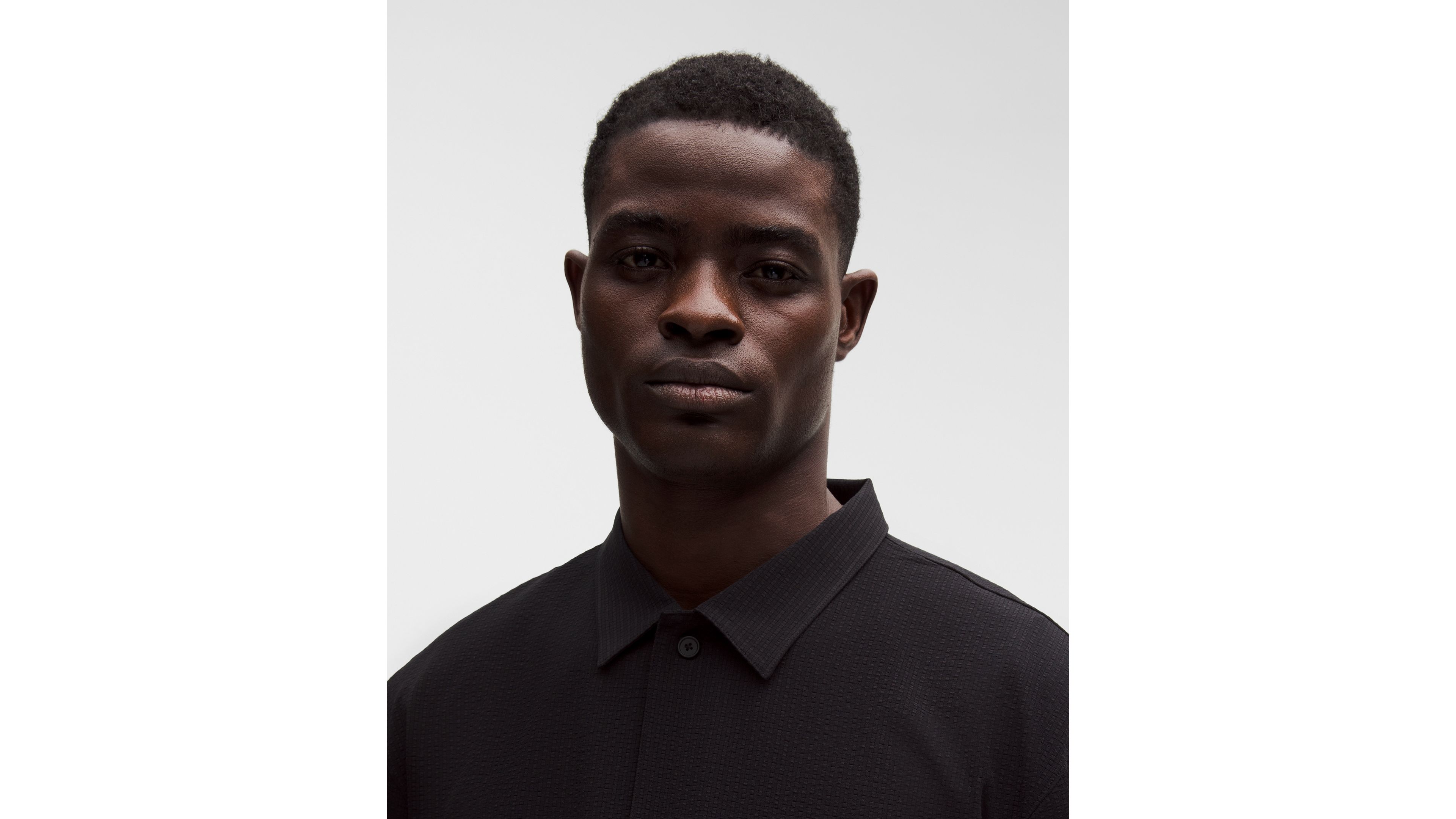 Airing Easy Camp-Collar Shirt *Textured