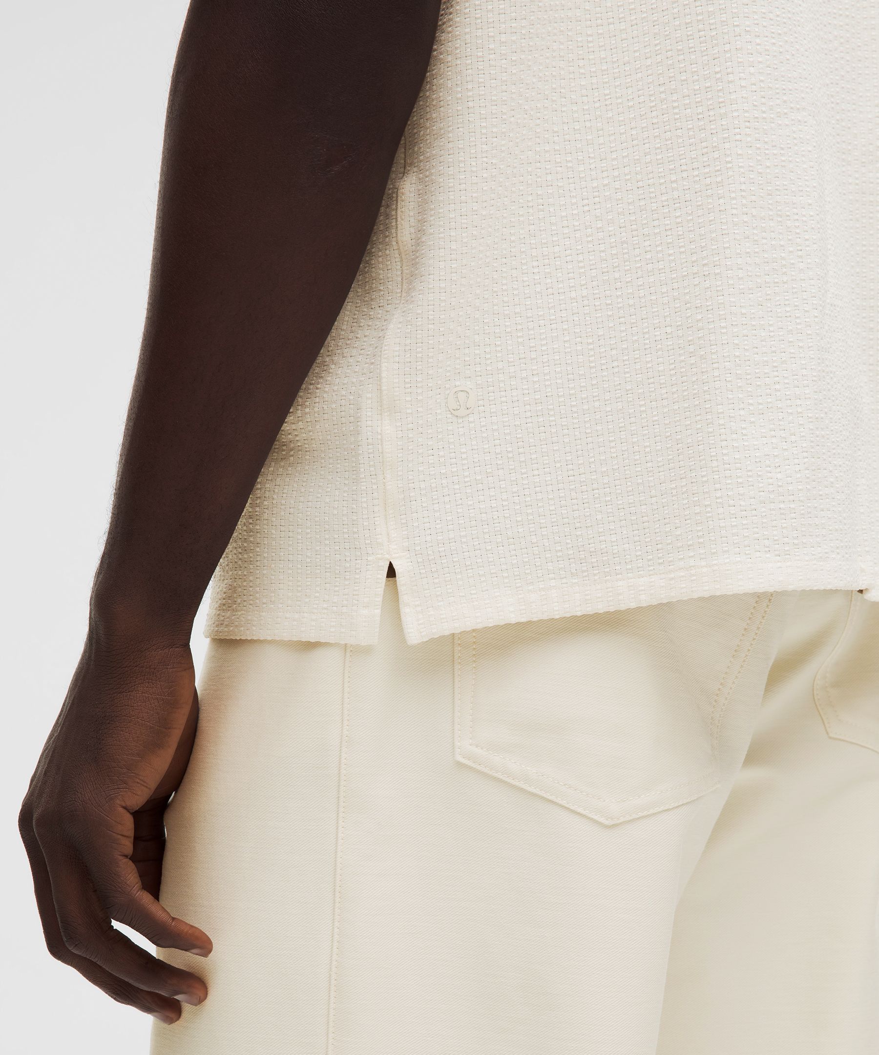 Airing Easy Camp-Collar Shirt *Textured