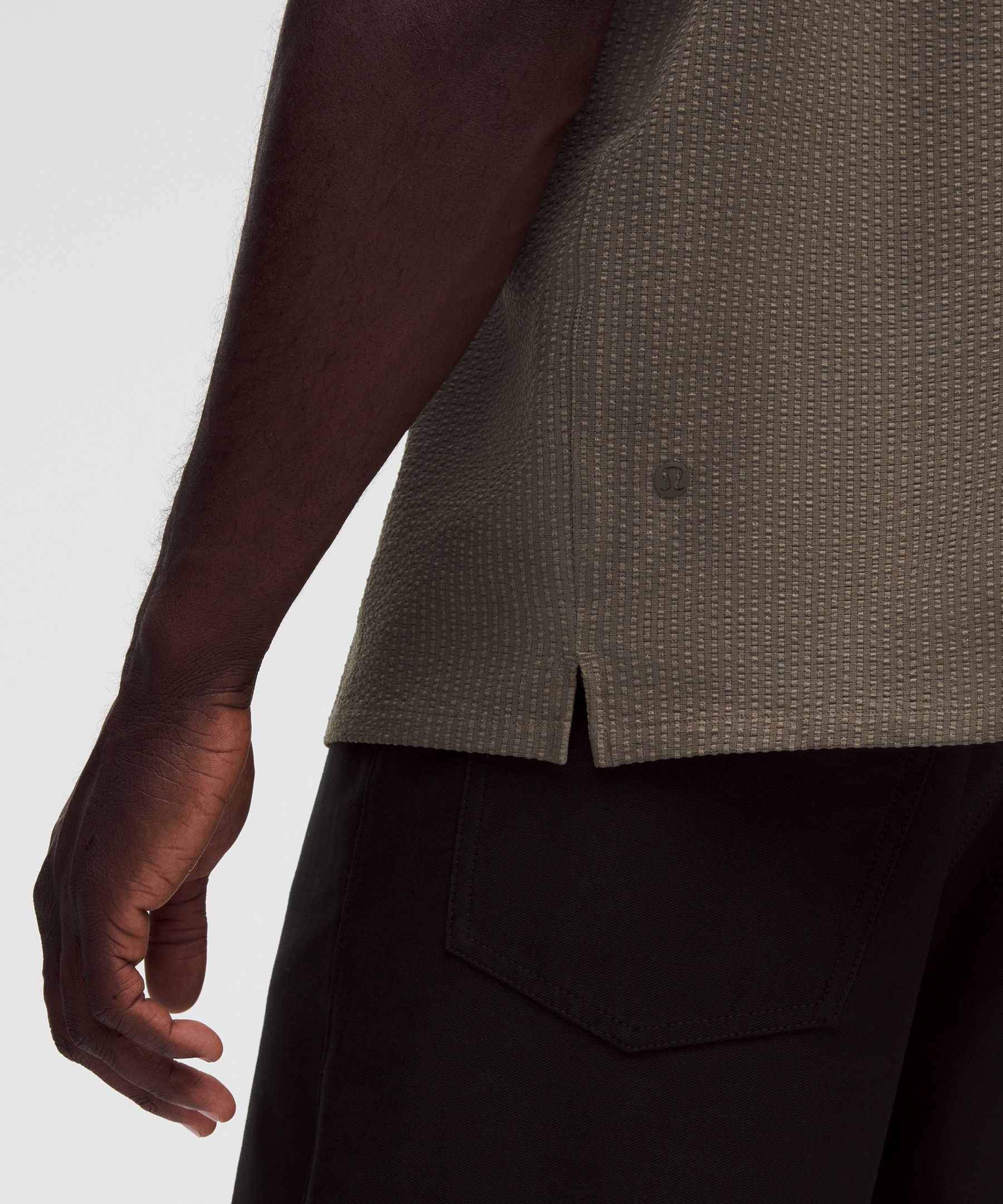 Airing Easy Camp-Collar Shirt *Textured