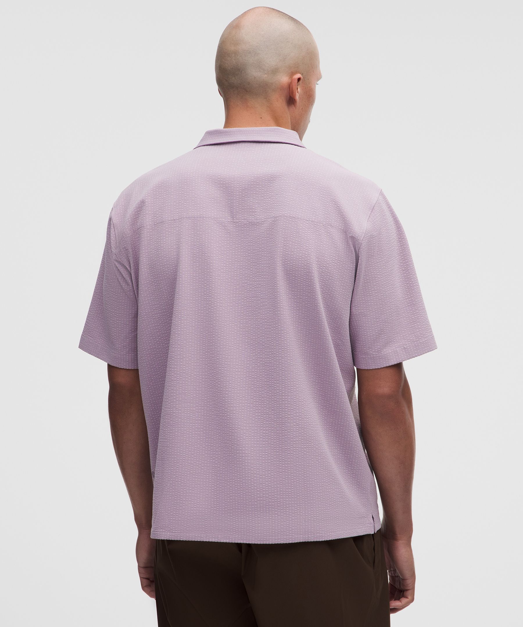 Airing Easy Camp-Collar Shirt *Textured