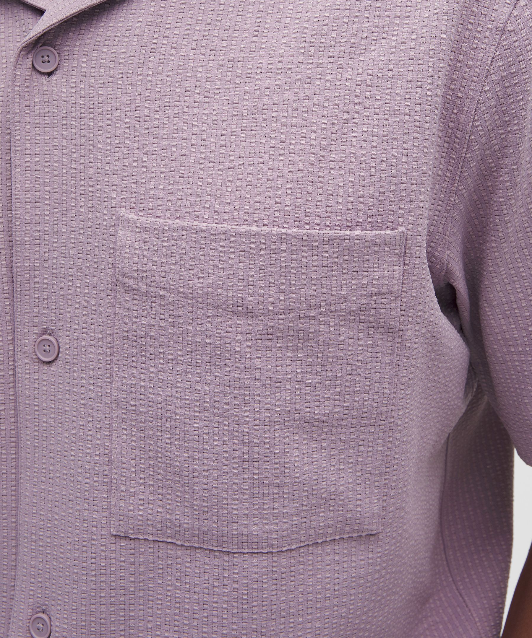 Airing Easy Camp-Collar Shirt *Textured