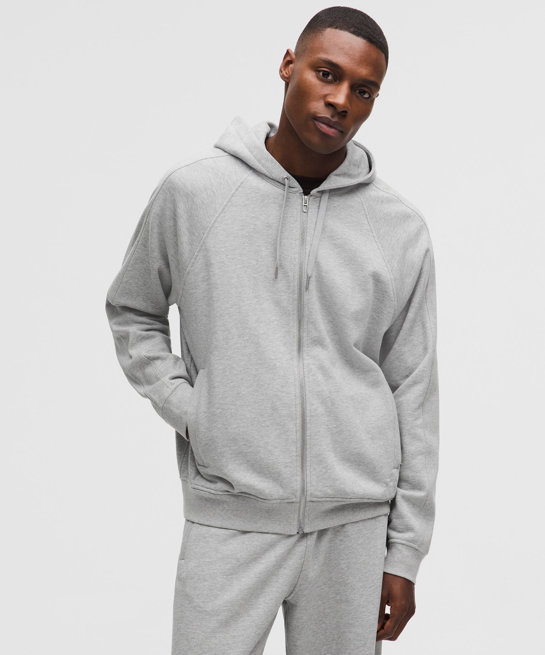 French Terry Full-Zip Hoodie
