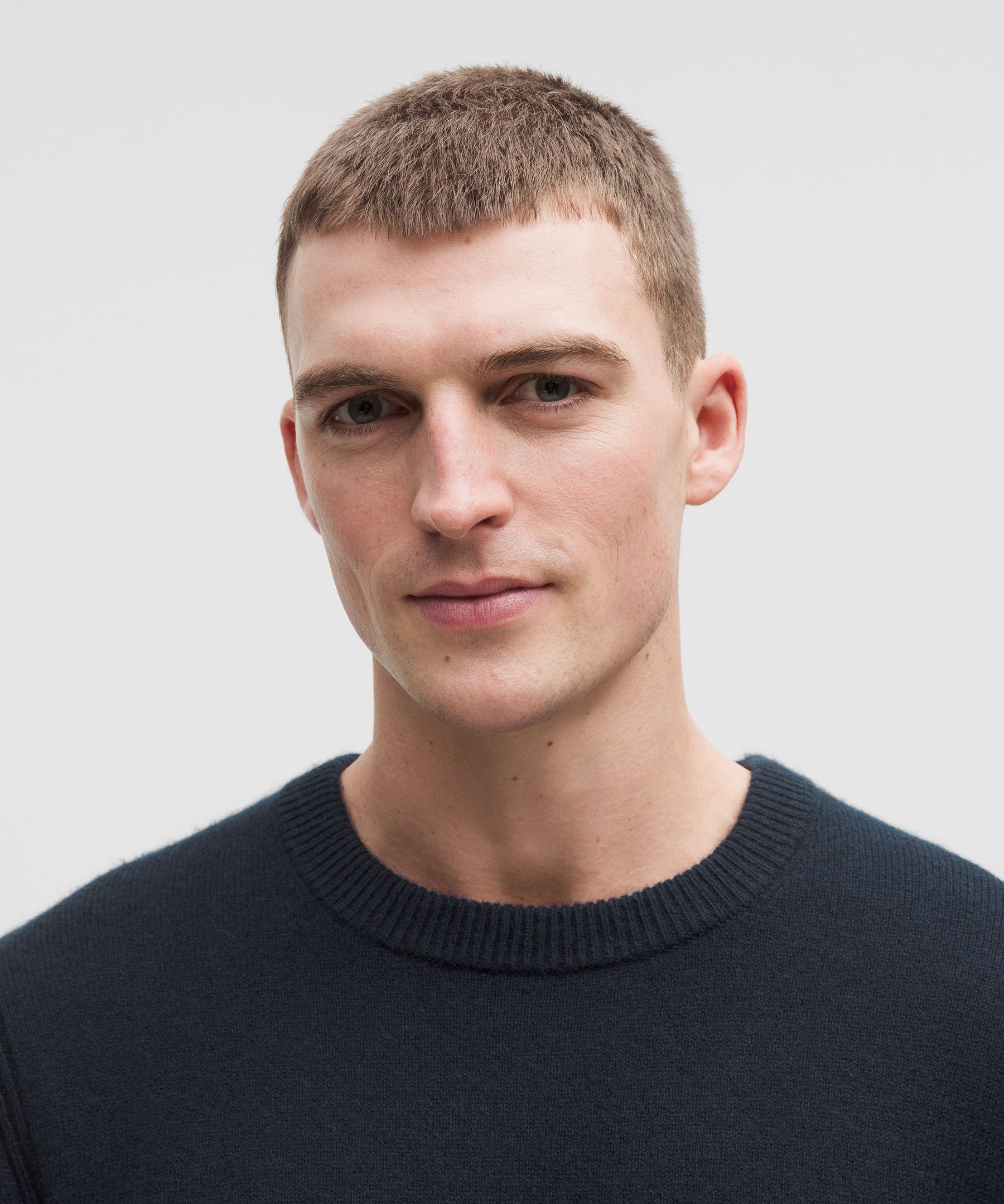 Lululemon New Venture Cashmere Crewneck Sweater In Blue