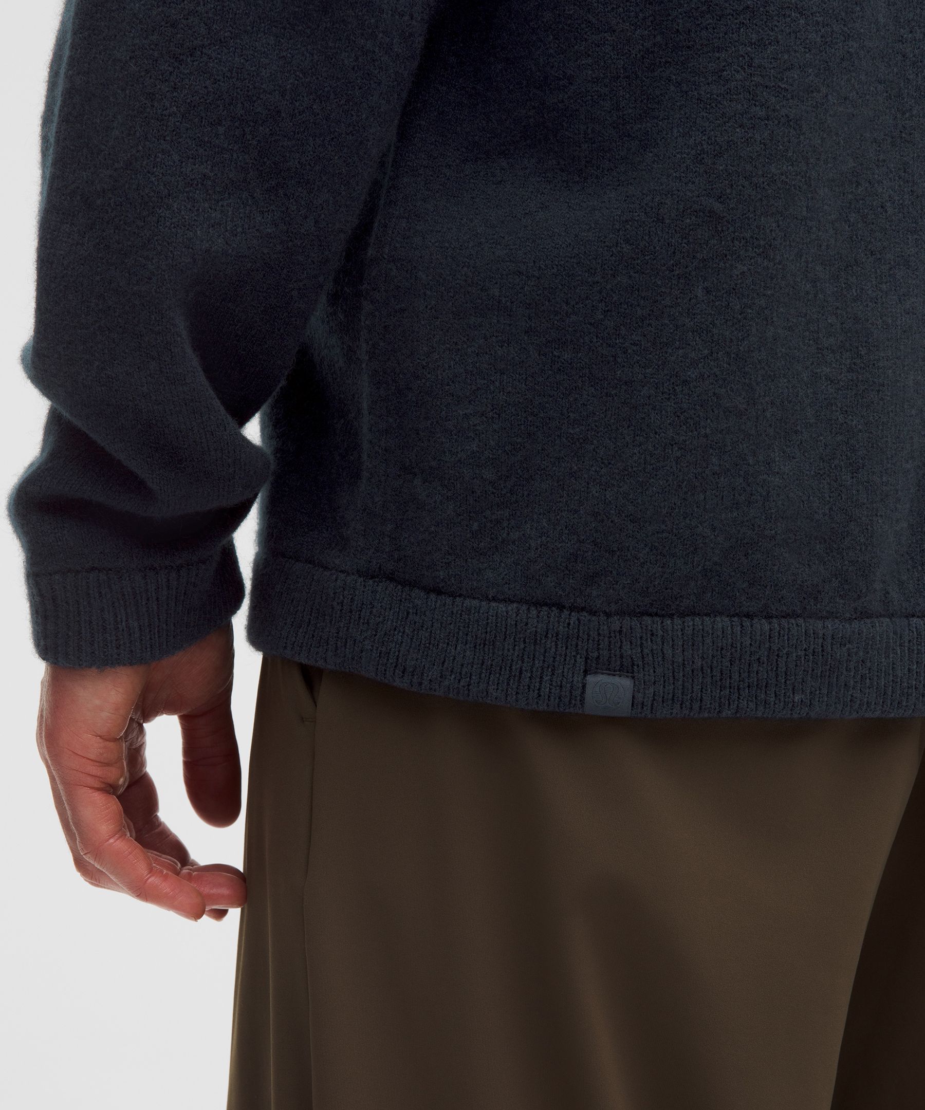 Lululemon New Venture Cashmere Crewneck Sweater In Blue