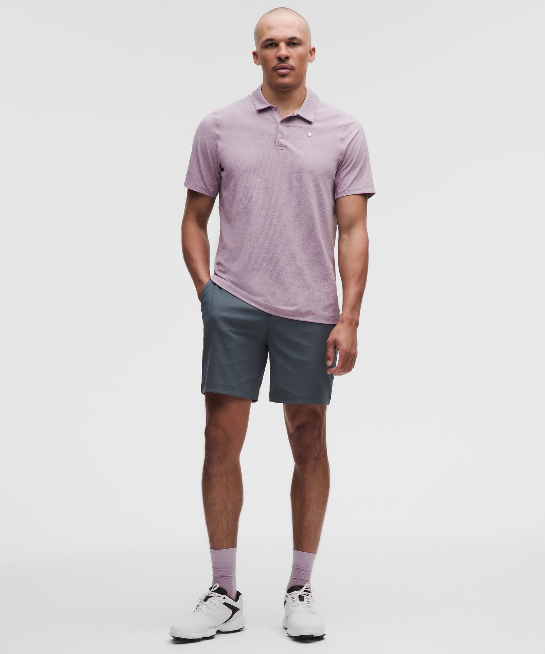Sport-Poloshirt mit kurzen &Auml;rmeln und Logo
