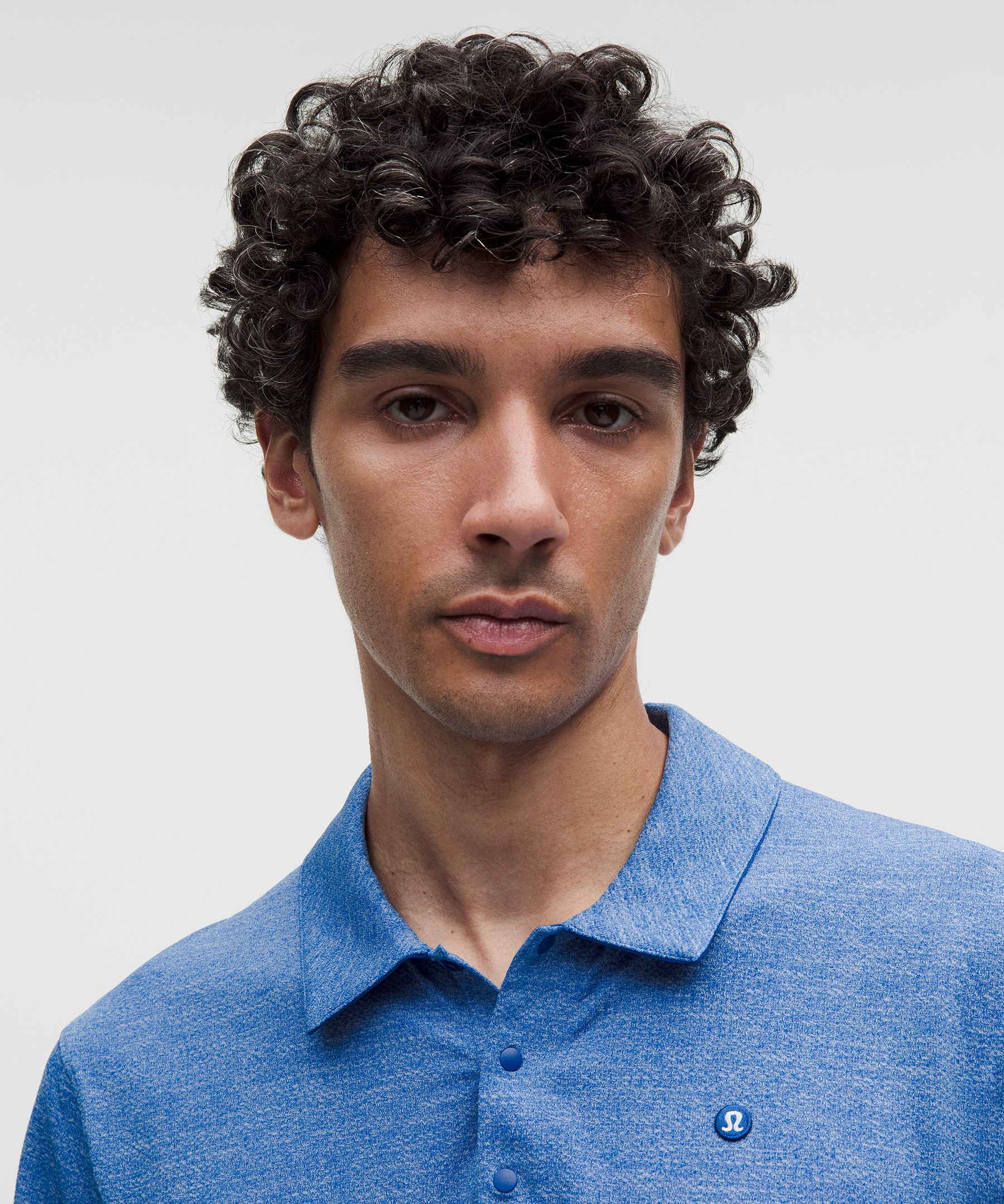Logo Sport Polo Short Sleeve - Blue