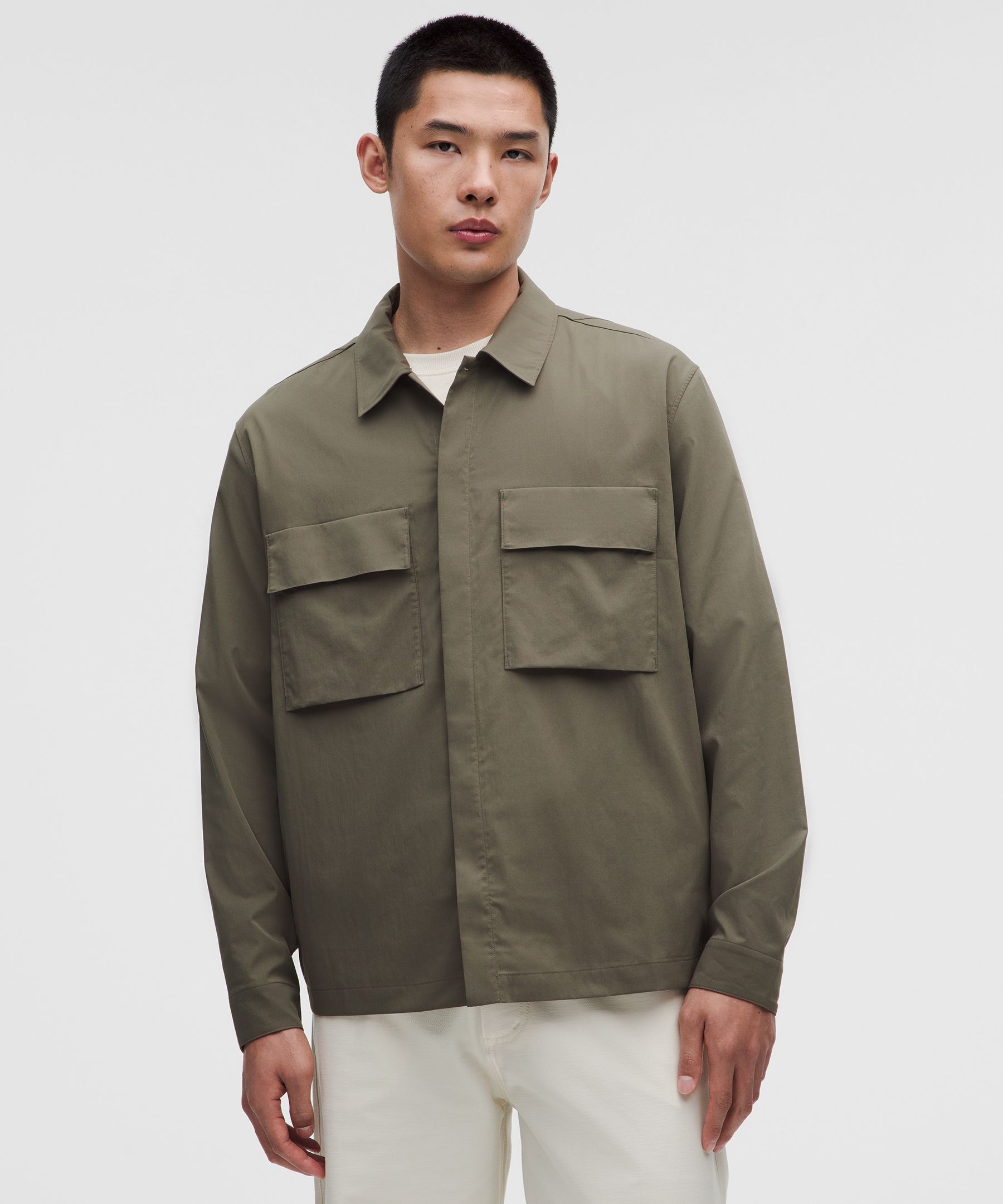 Unshaken Long-Sleeve Collared Shirt