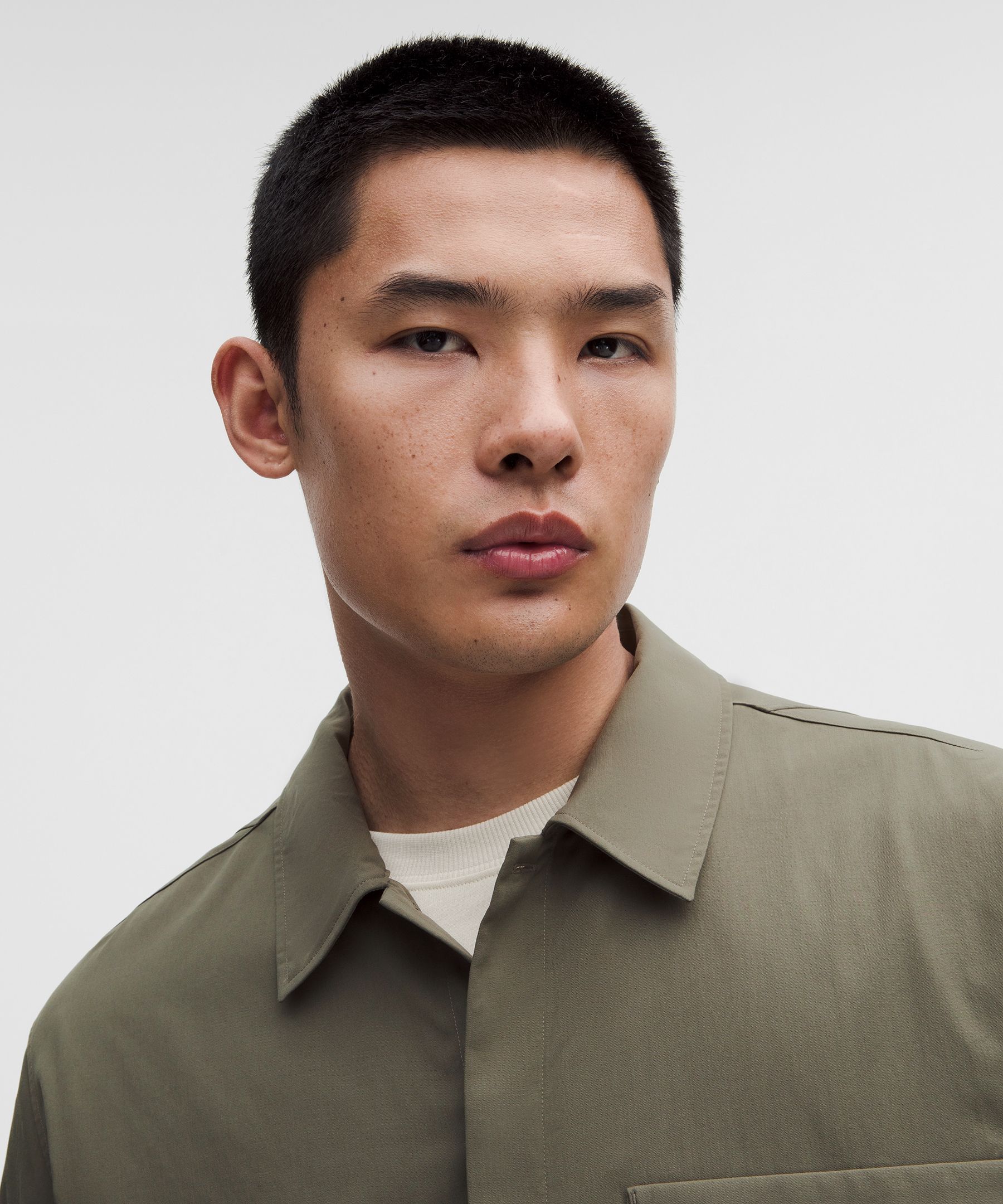 Unshaken Long-Sleeve Collared Shirt