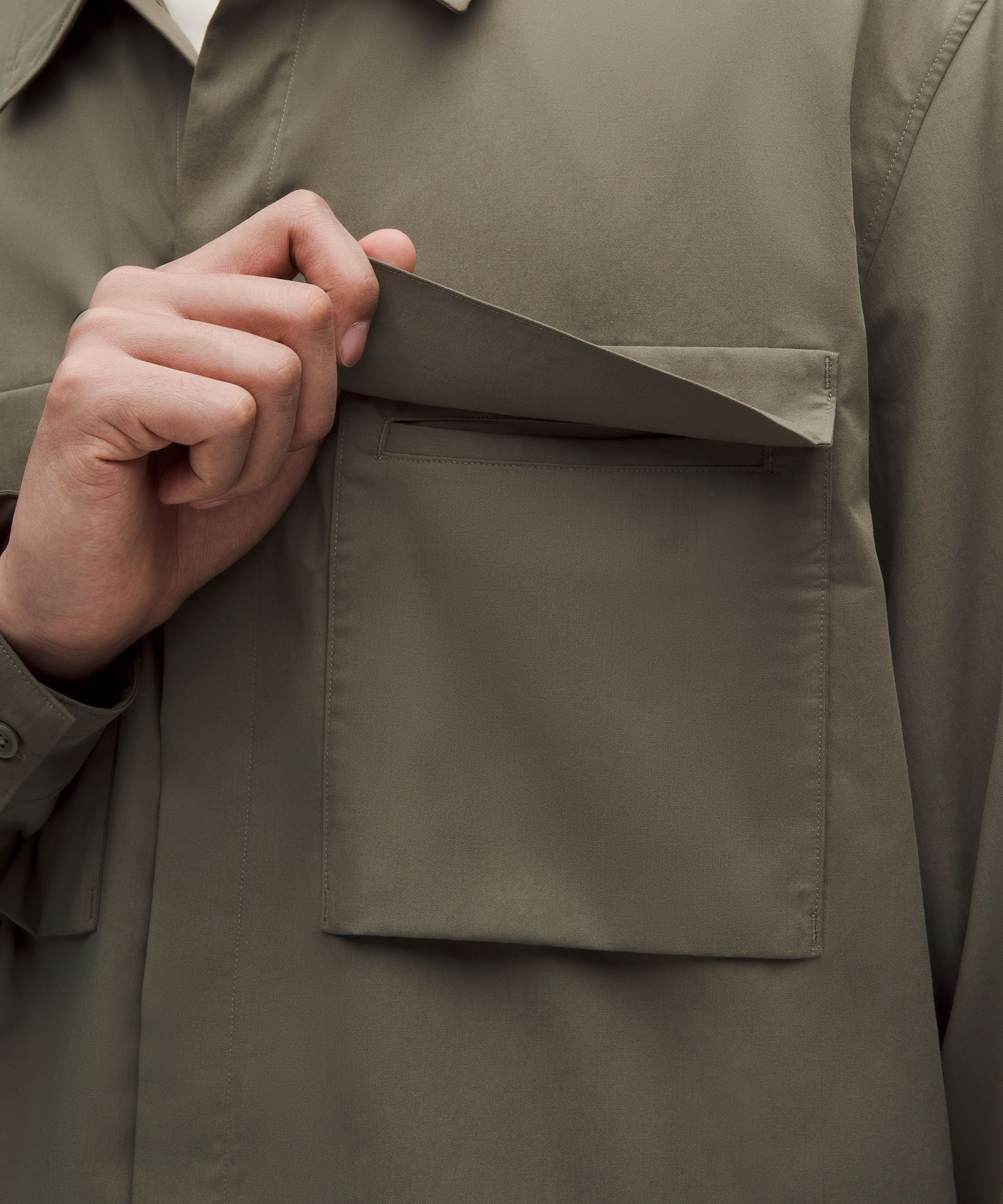 Unshaken Long-Sleeve Collared Shirt
