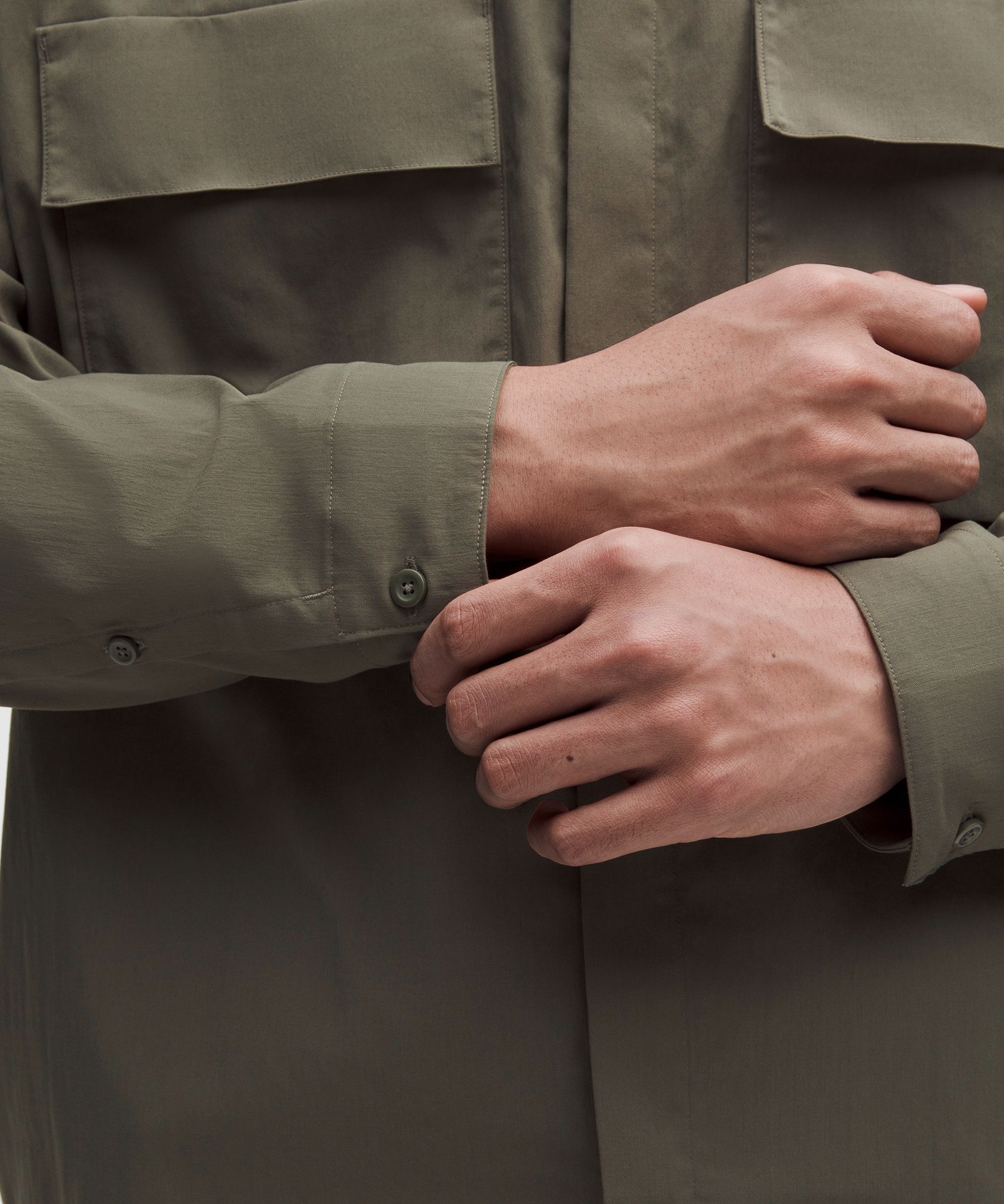 Unshaken Long-Sleeve Collared Shirt