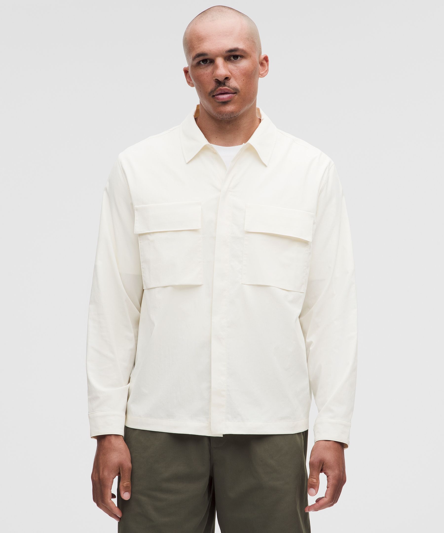 Unshaken Long-Sleeve Collared Shirt