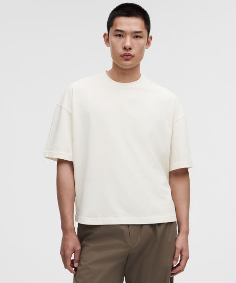 Мужская хлопковая футболка Lululemon Heavyweight Cotton Jersey Boxy