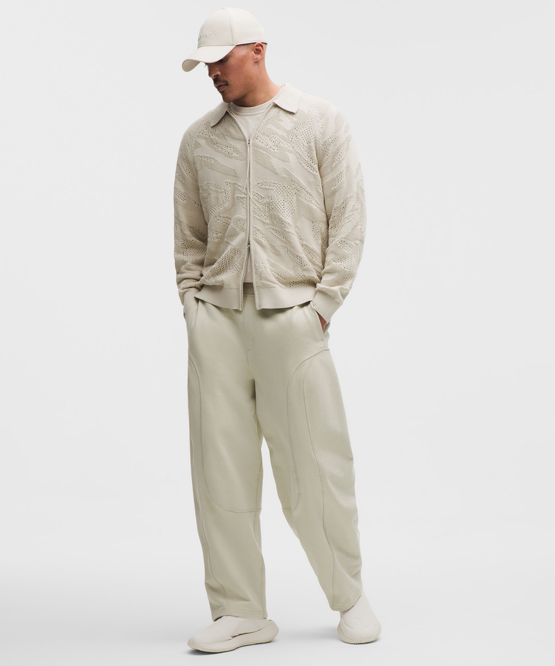 Cotton-Blend Knit Full-Zip Sweater *SLNSH Collection