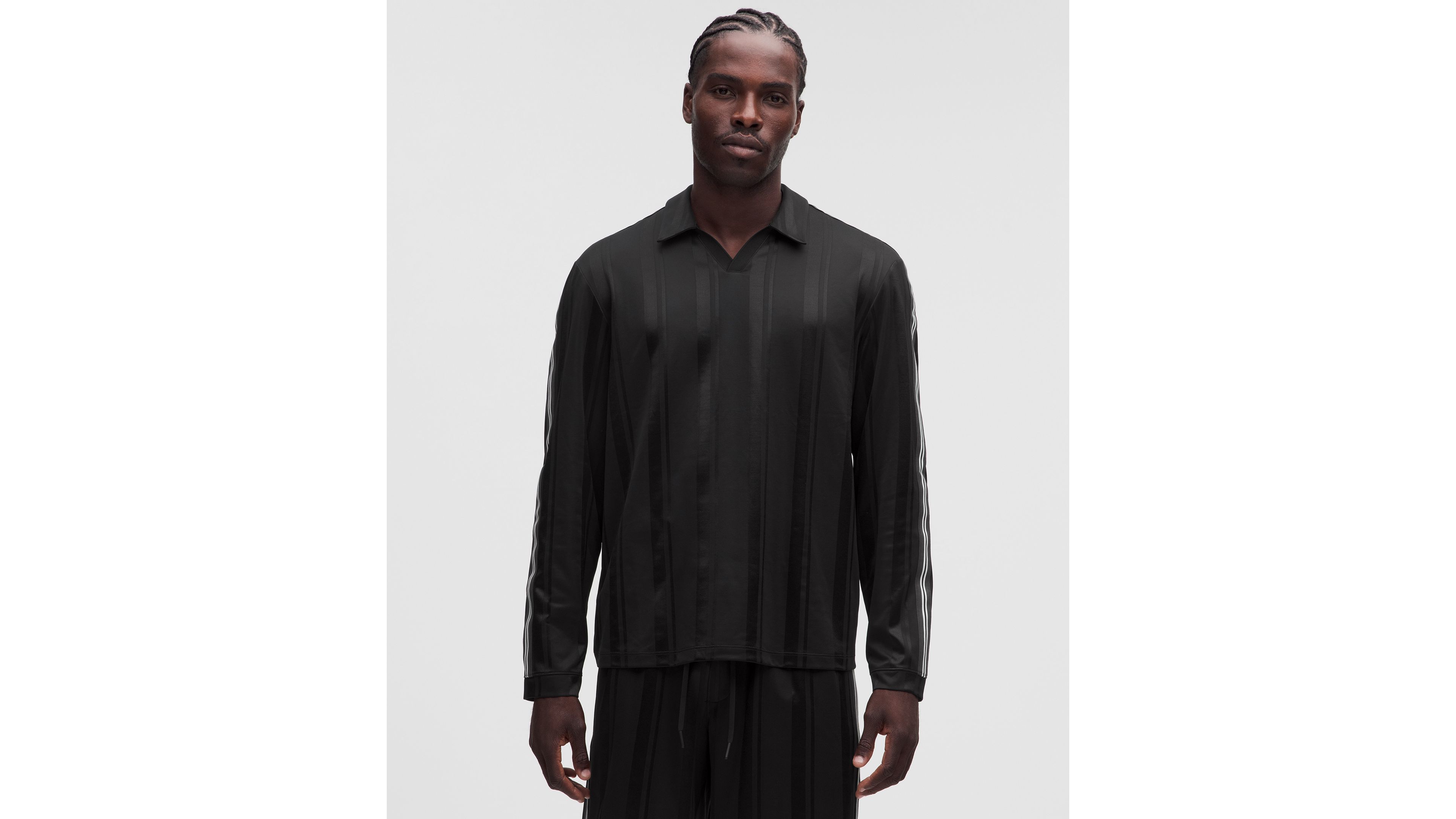 Knit Stripe Rugby Shirt