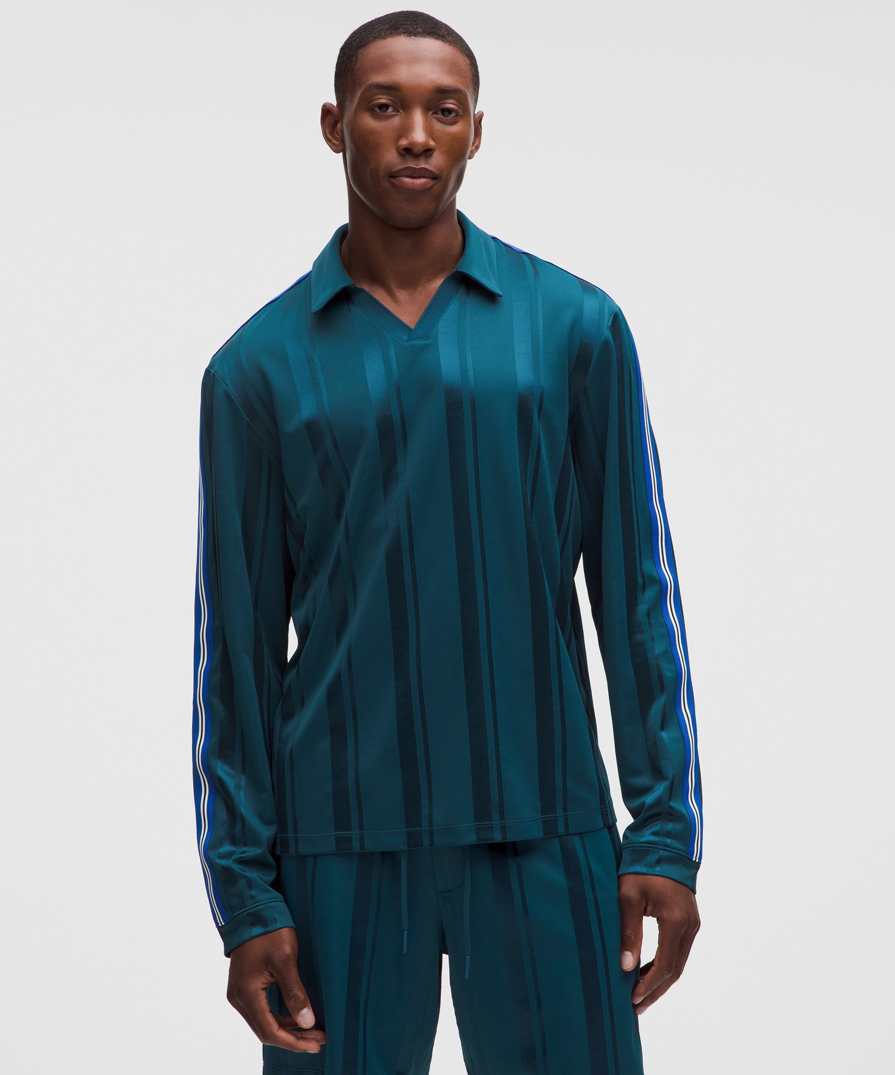 Knit Stripe Rugby Shirt