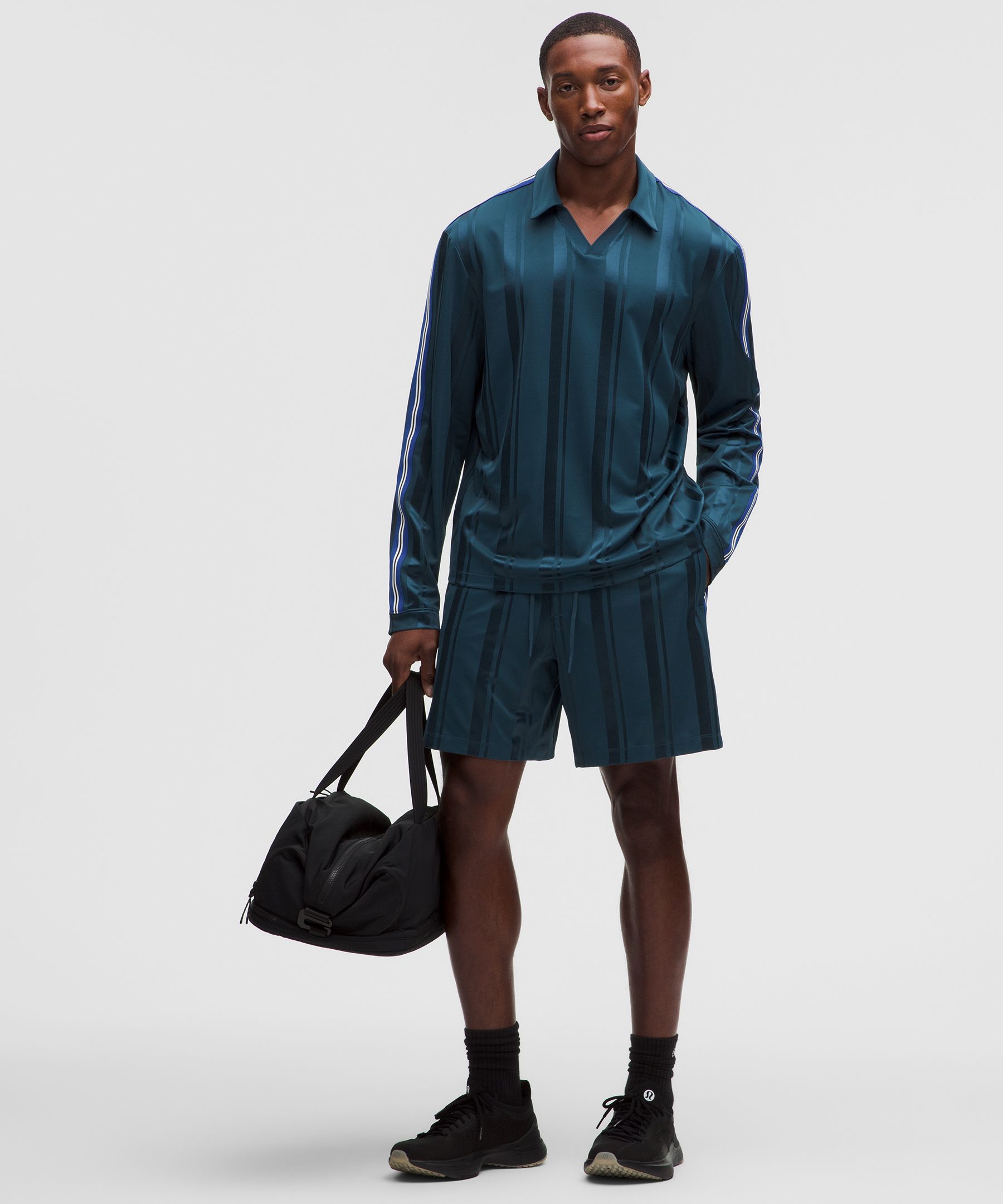 Knit Stripe Rugby Shirt
