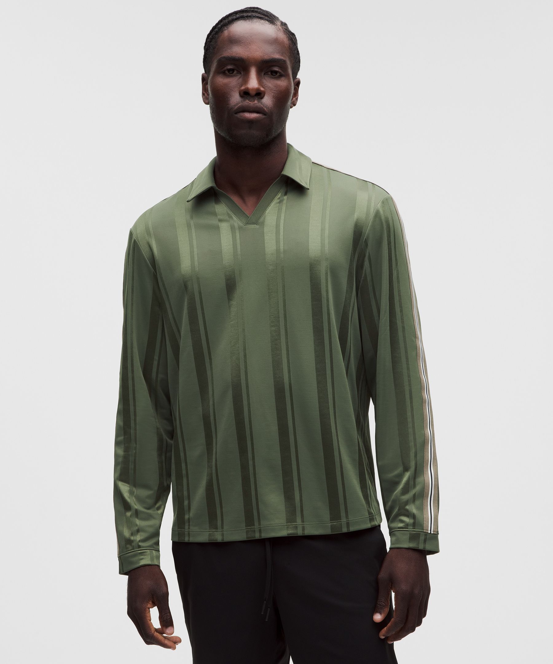 Knit Stripe Rugby Shirt