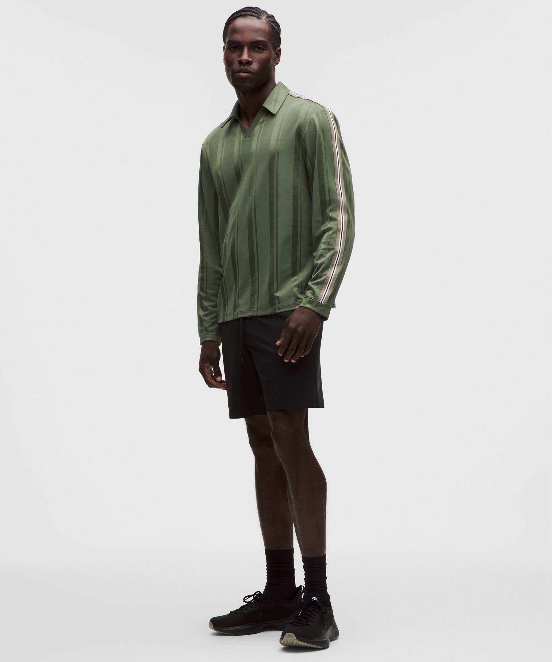 Knit Stripe Rugby Shirt