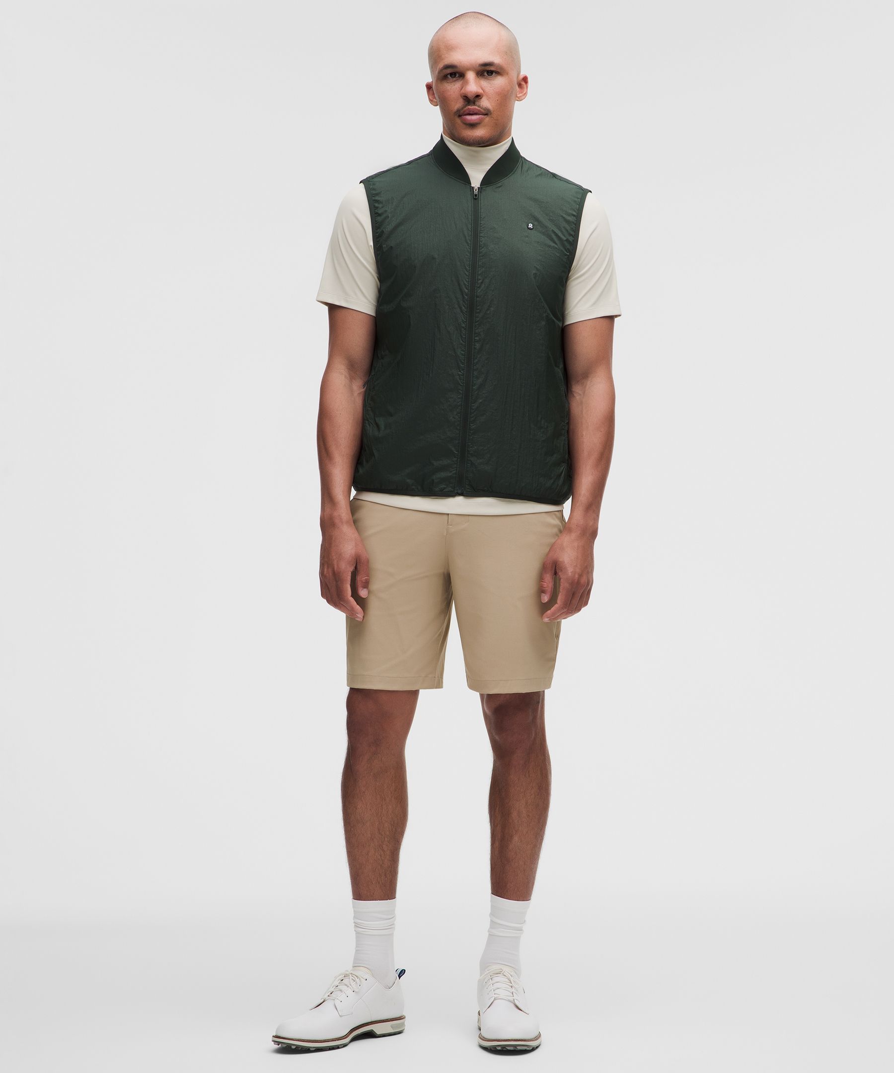 Pique Slim-Fit Mockneck Shirt