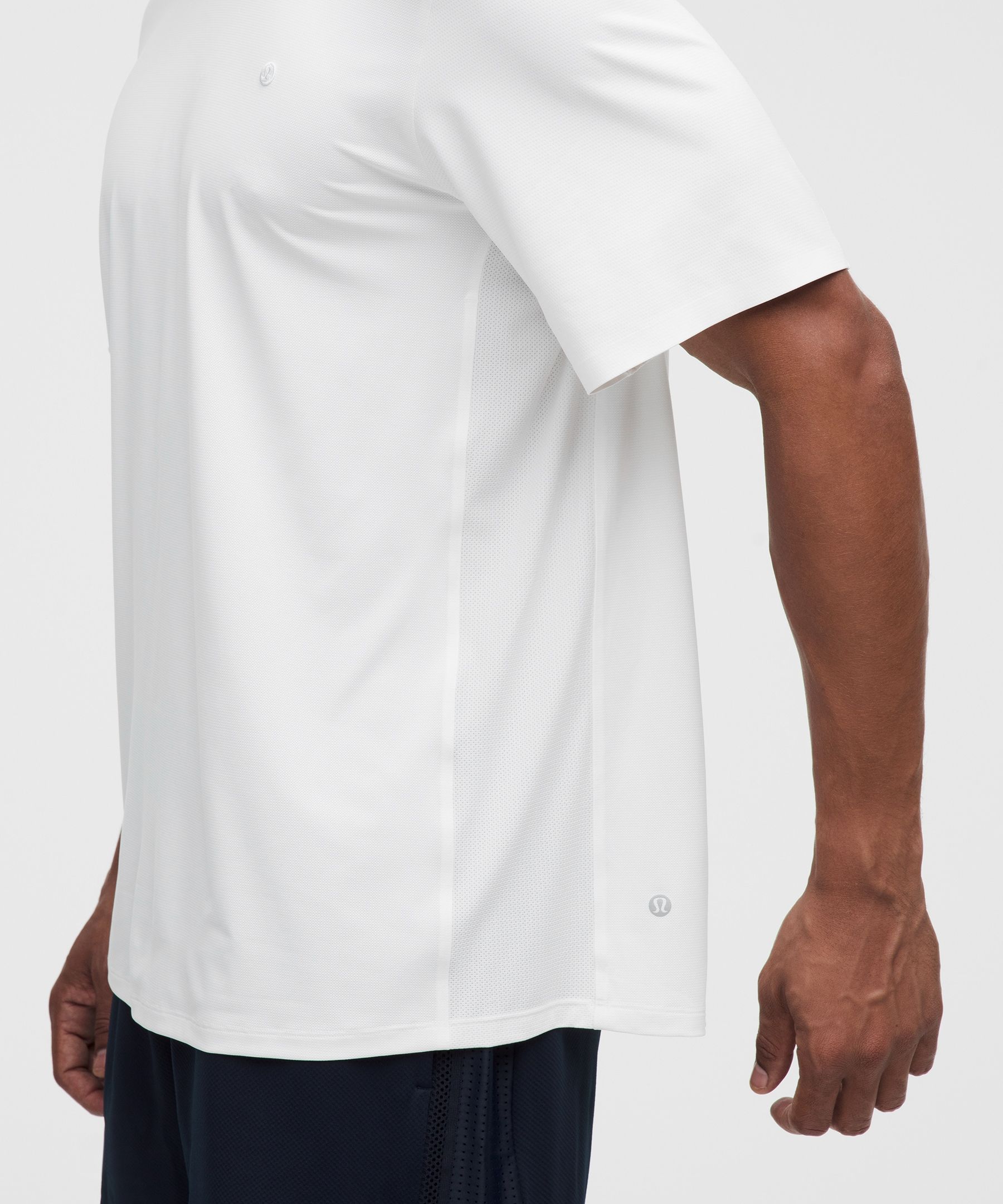 Mesh Pique Tennis Short-Sleeve Shirt
