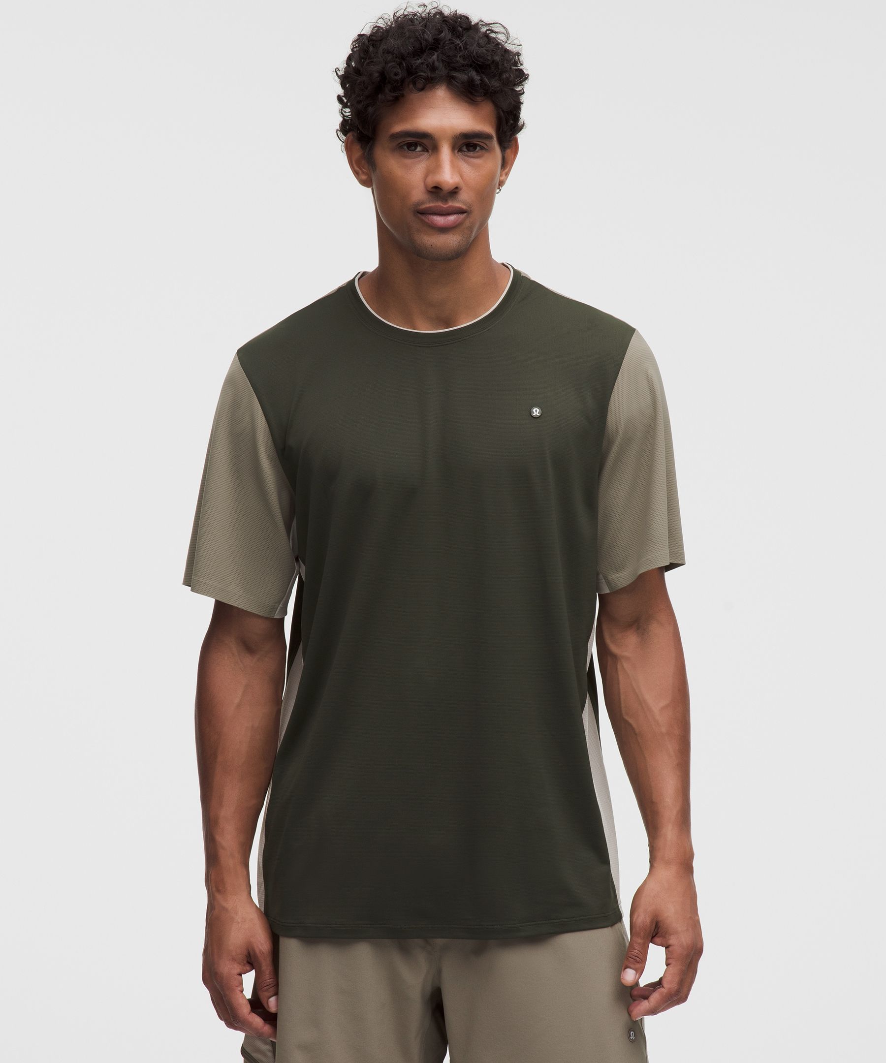 Mesh Pique Tennis Short-Sleeve Shirt