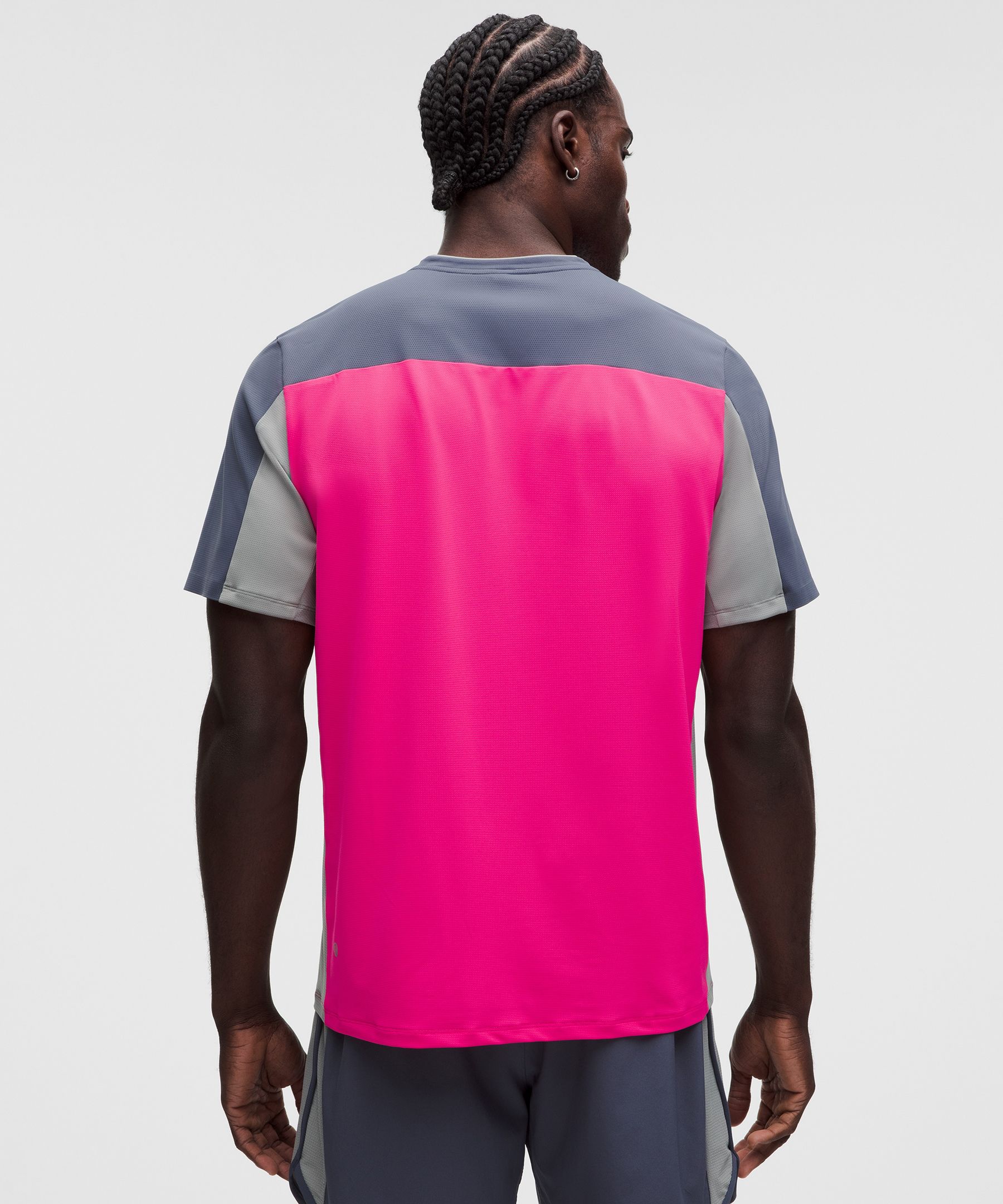 Mesh Pique Tennis Short-Sleeve Shirt