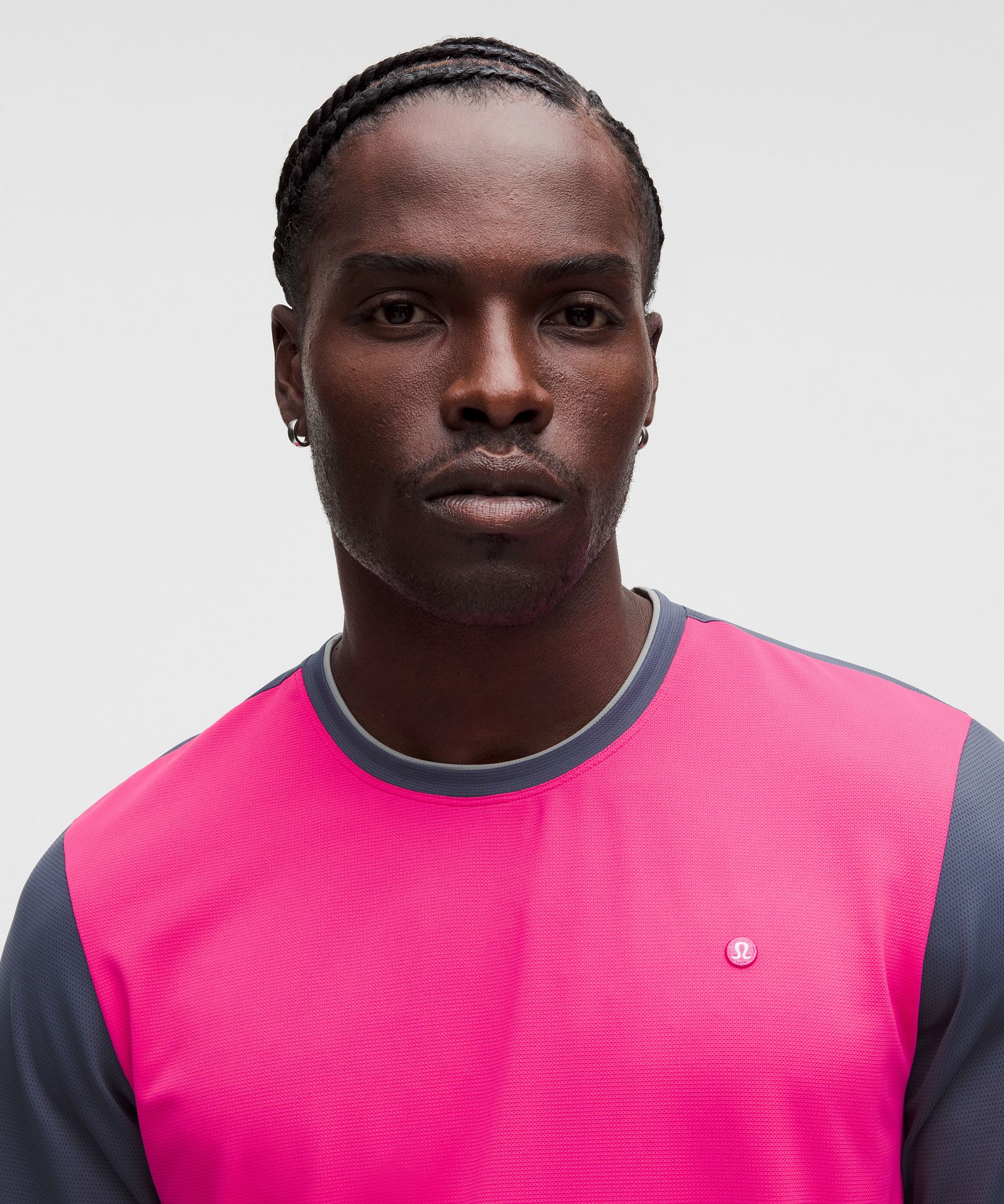 Mesh Pique Tennis Short-Sleeve Shirt