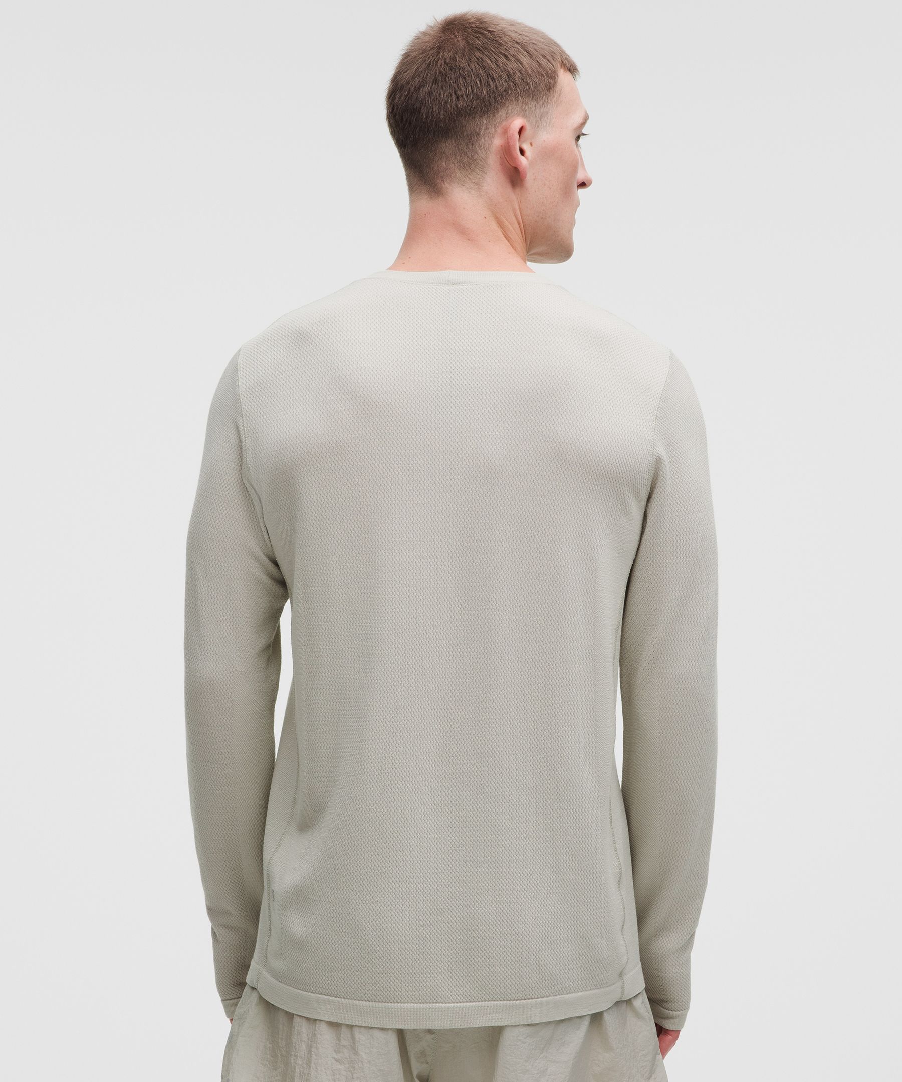 Fast and Free Wool-Blend Long-Sleeve Shirt - Grey