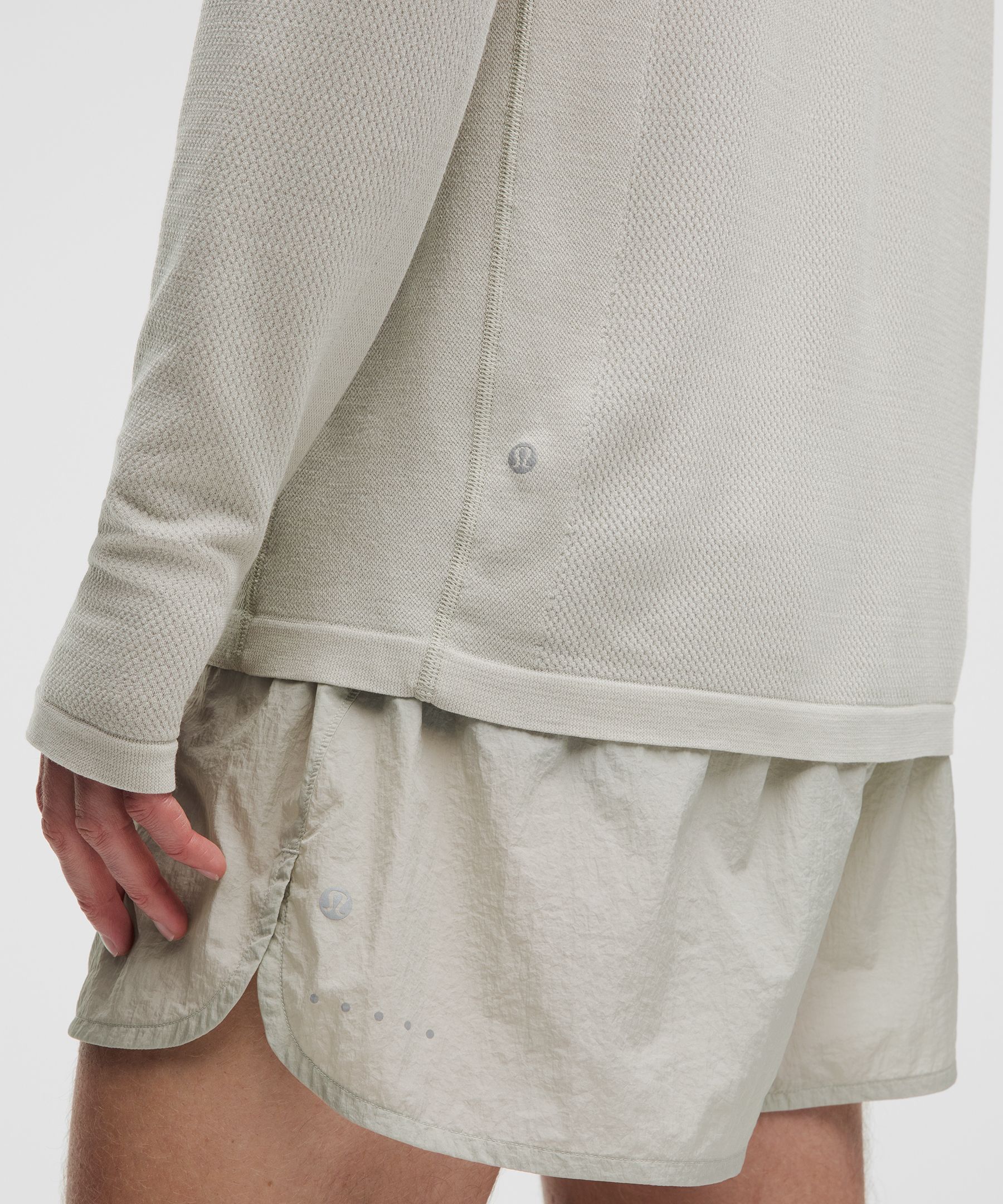 Fast and Free Wool-Blend Long-Sleeve Shirt - Grey