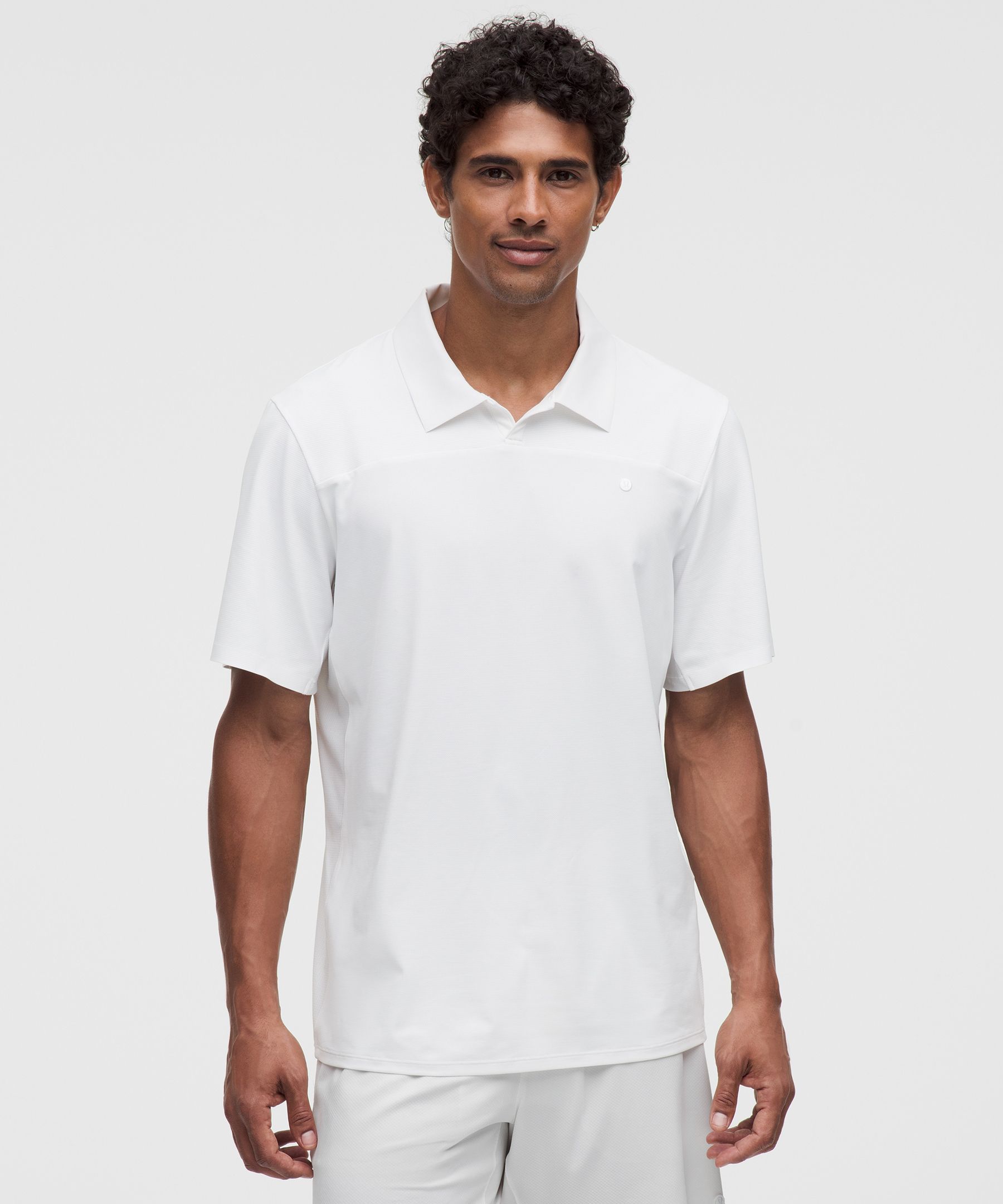 Mesh Pique Tennis Polo Shirt