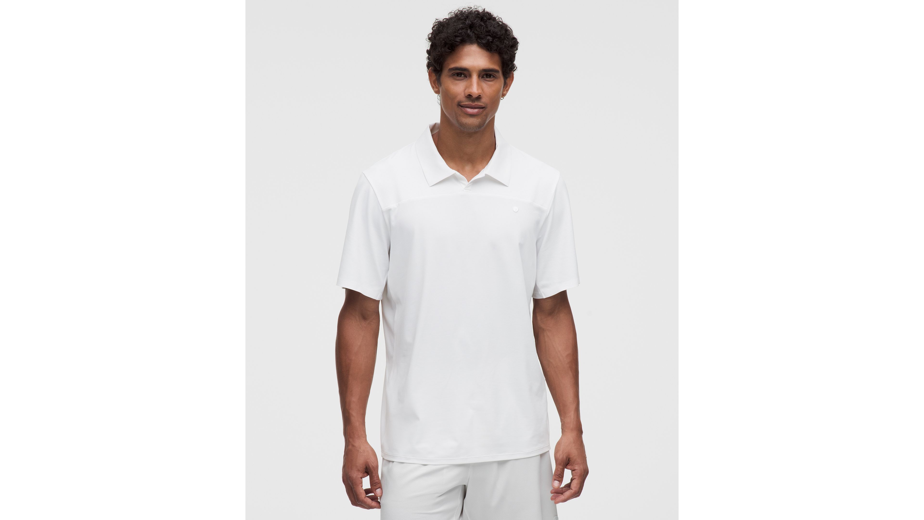 Mesh Pique Tennis Polo Shirt