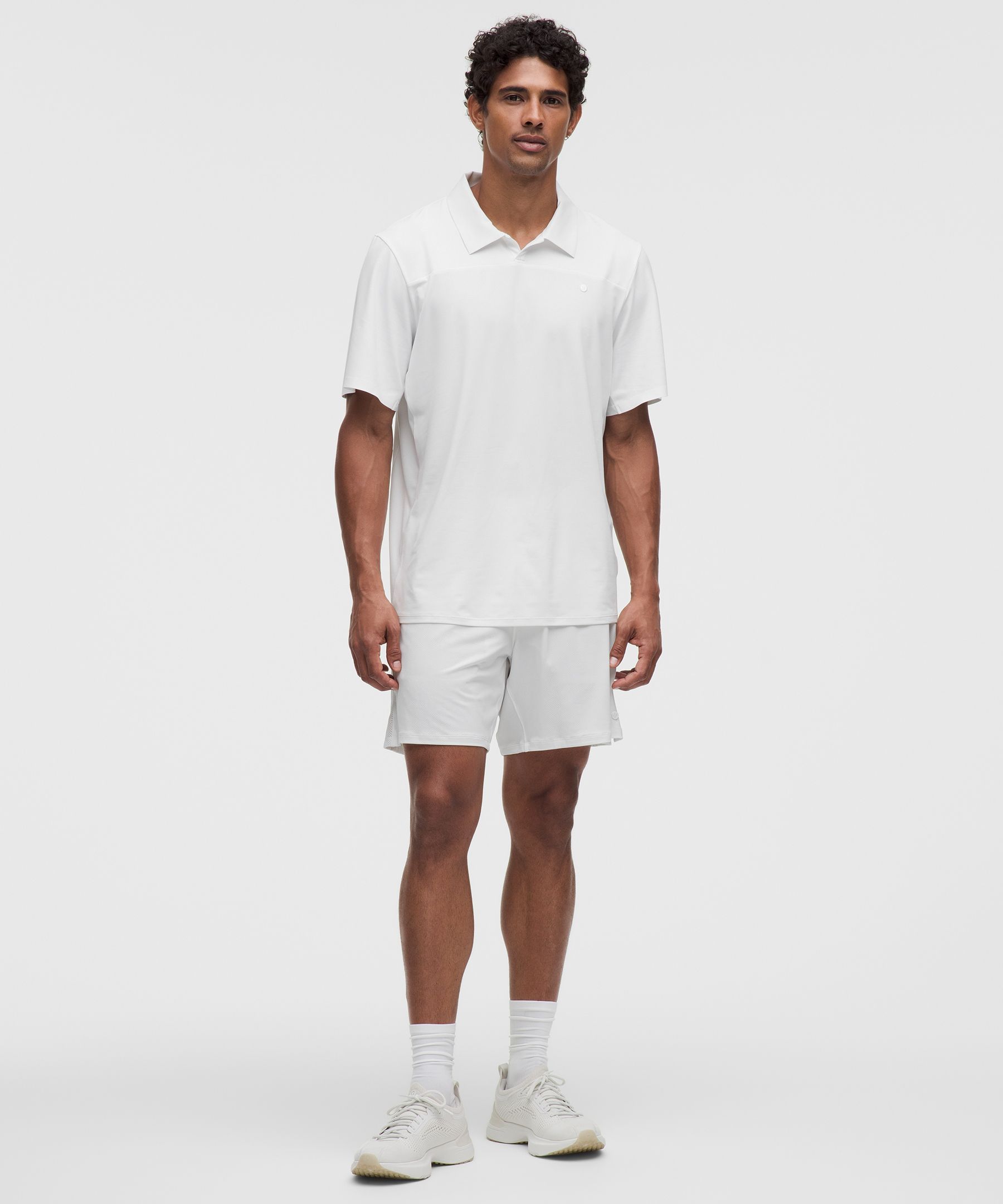 Mesh Pique Tennis Polo Shirt