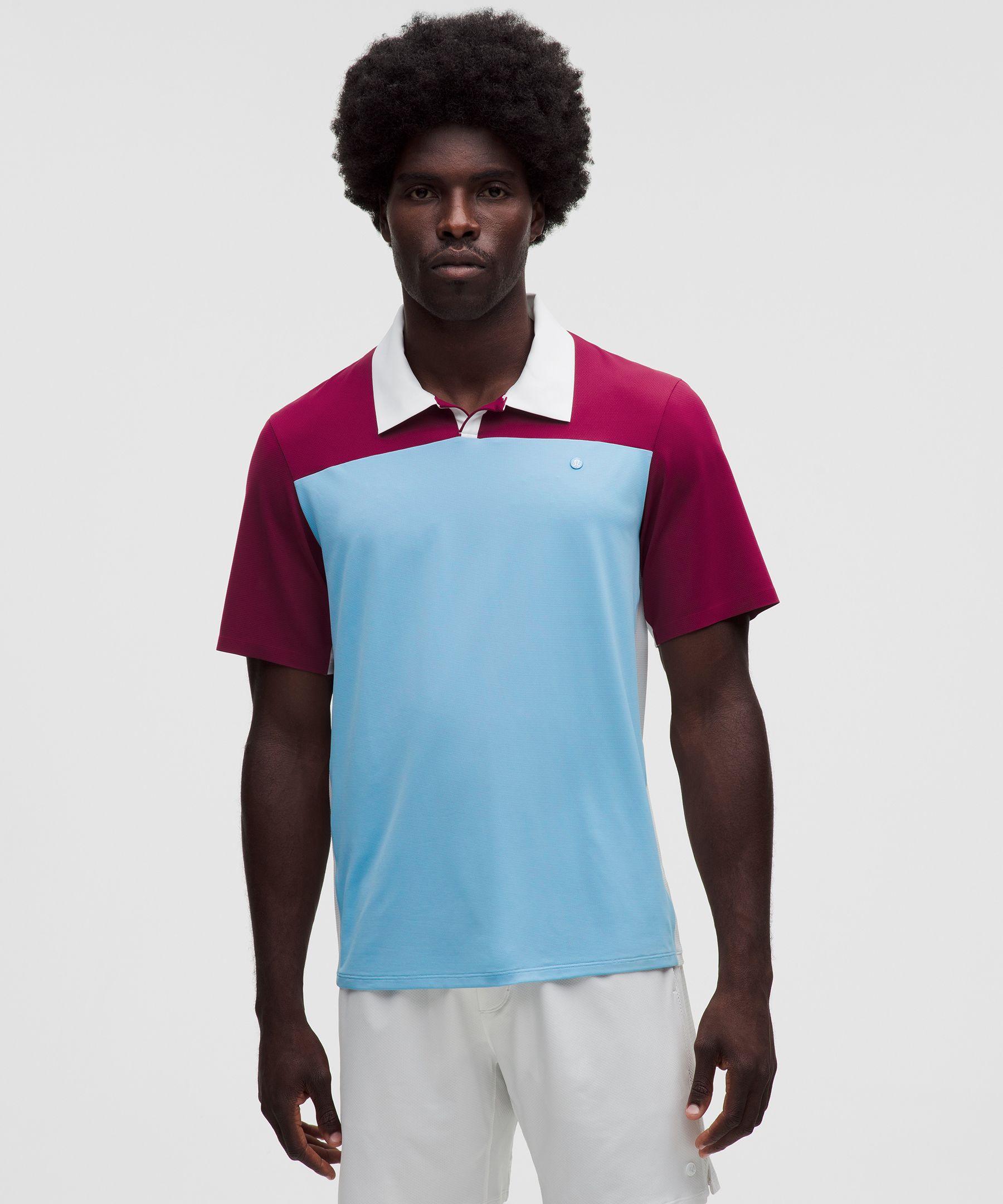 Mesh Pique Tennis Polo Shirt