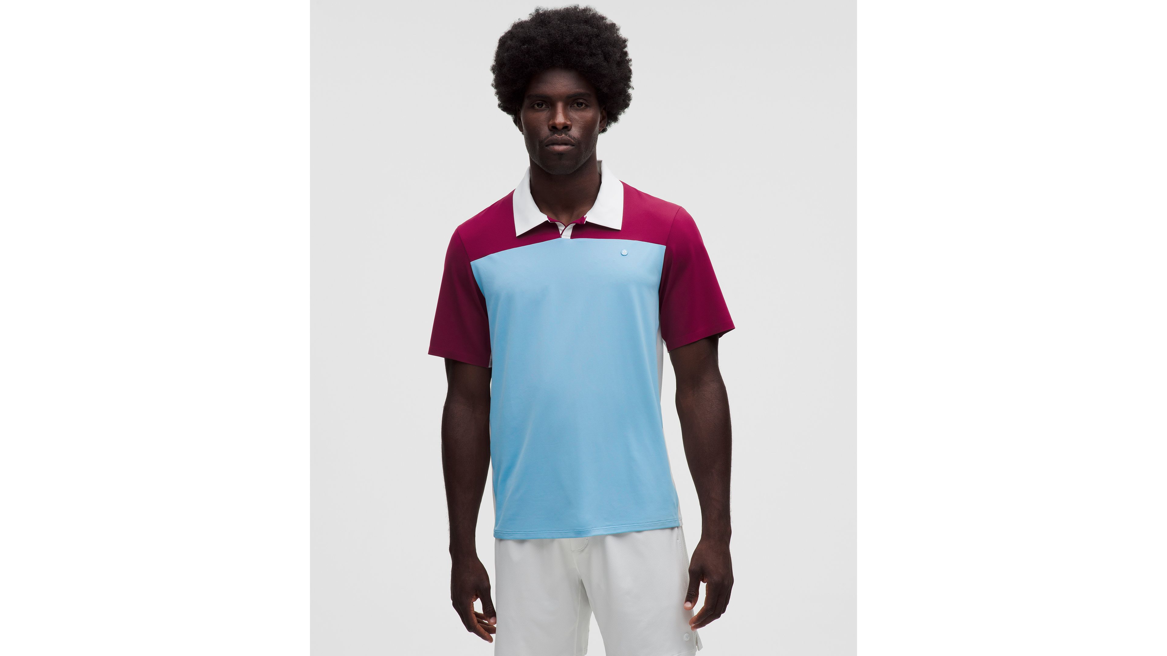 Mesh Pique Tennis Polo Shirt