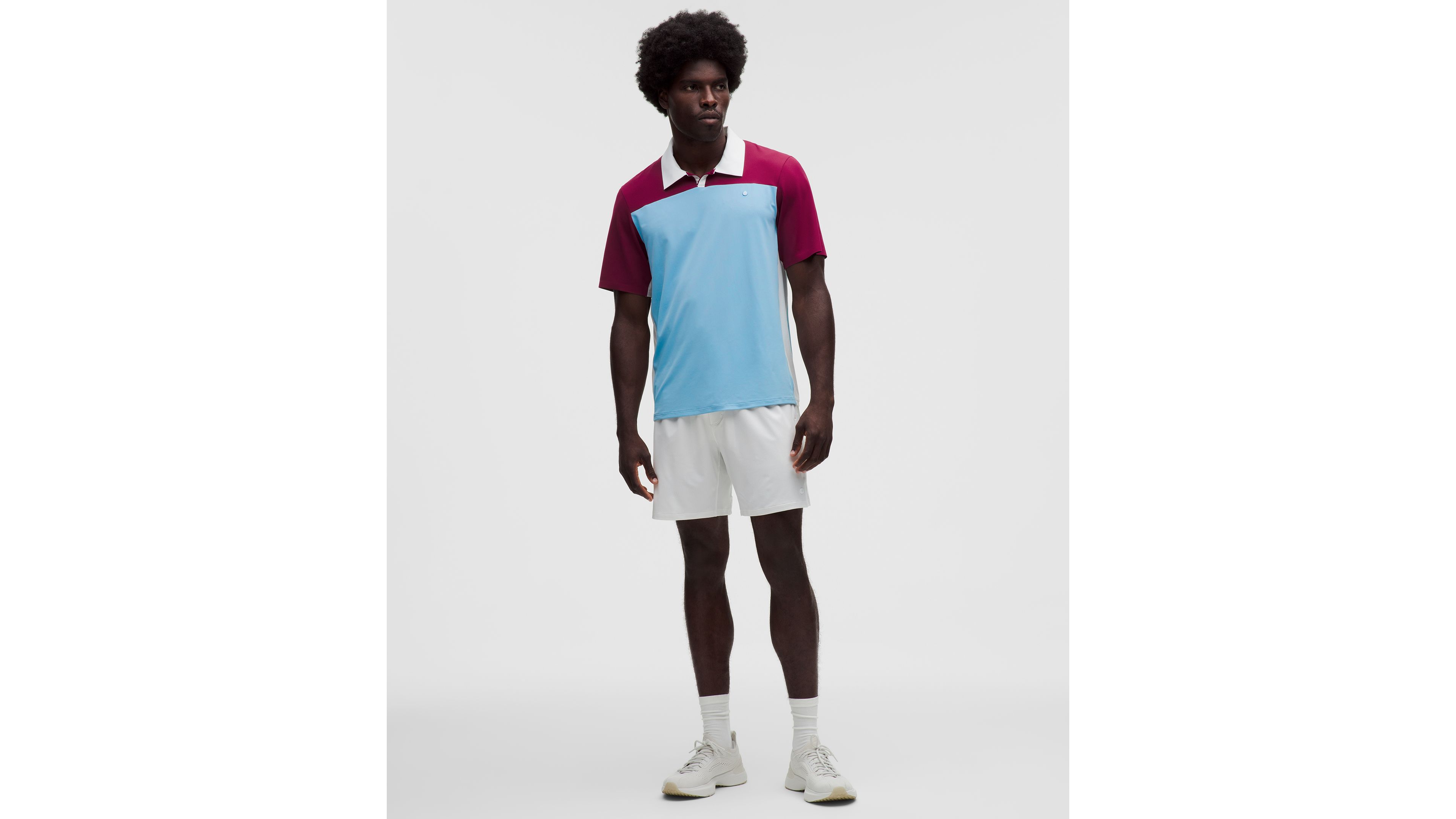 Mesh Pique Tennis Polo Shirt