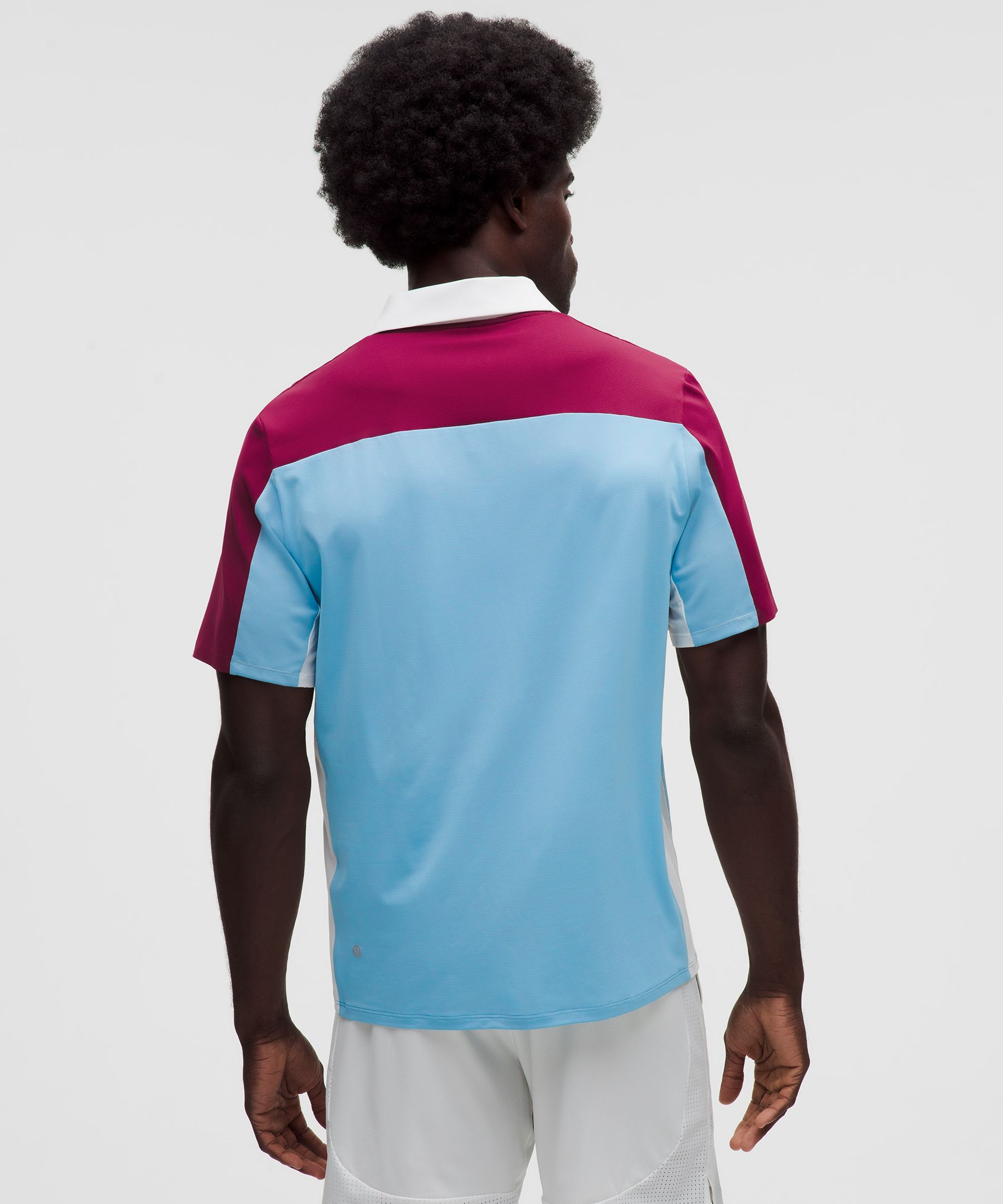 Mesh Pique Tennis Polo Shirt