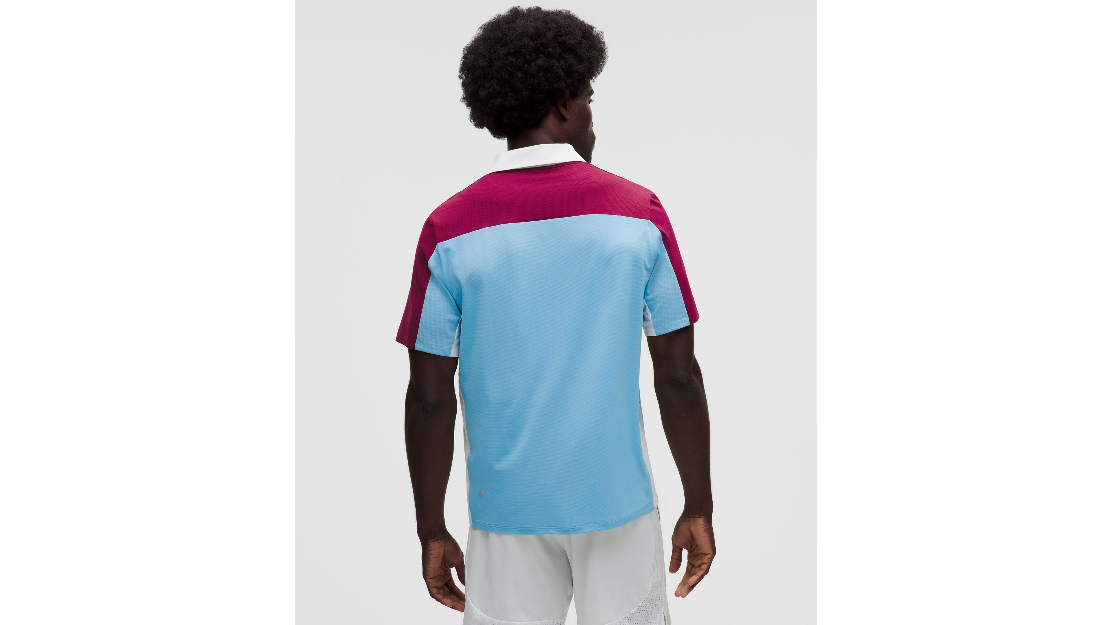 Mesh Pique Tennis Polo Shirt