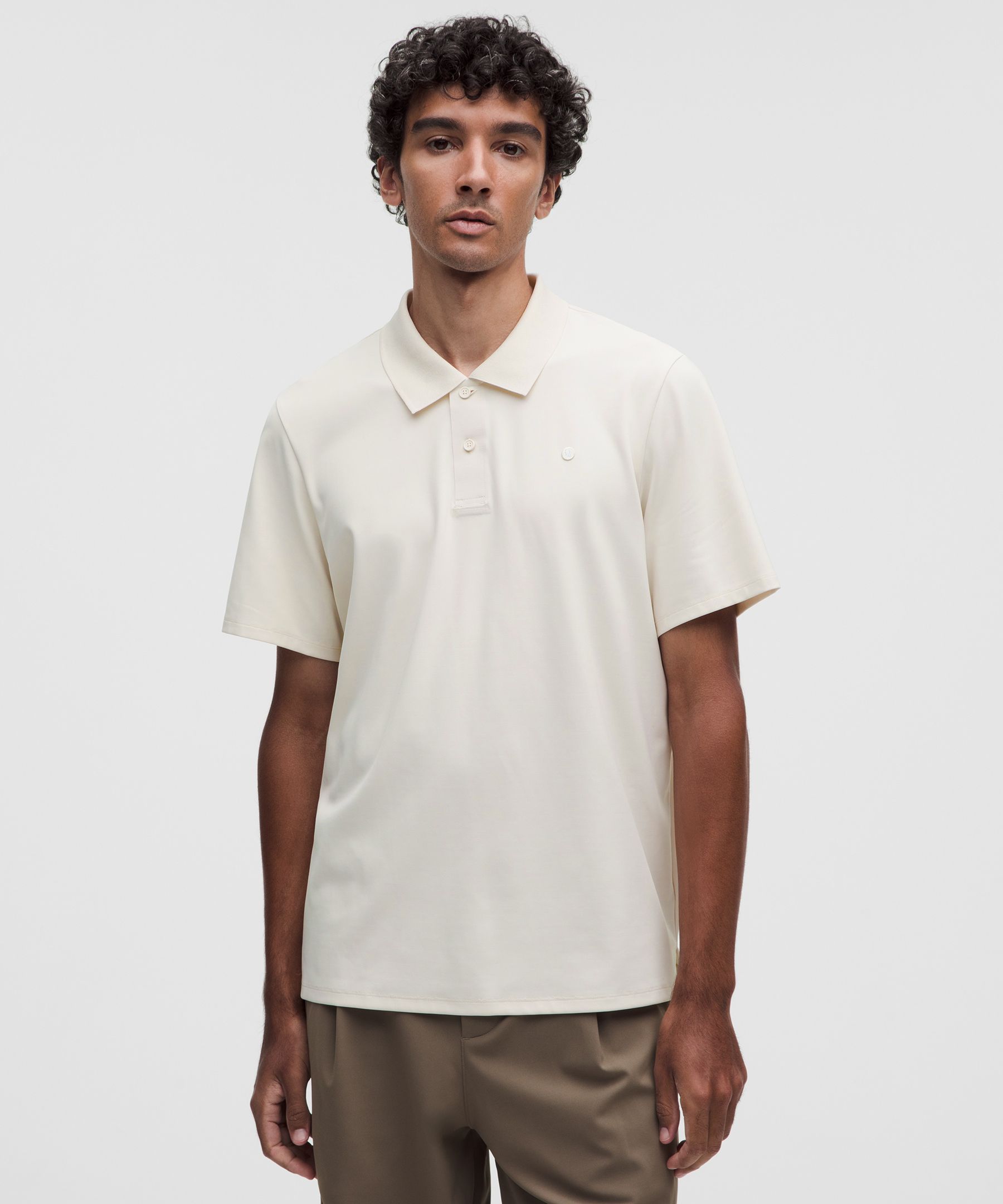 Mesh-Stripe Classic-Fit Polo *ShowZero