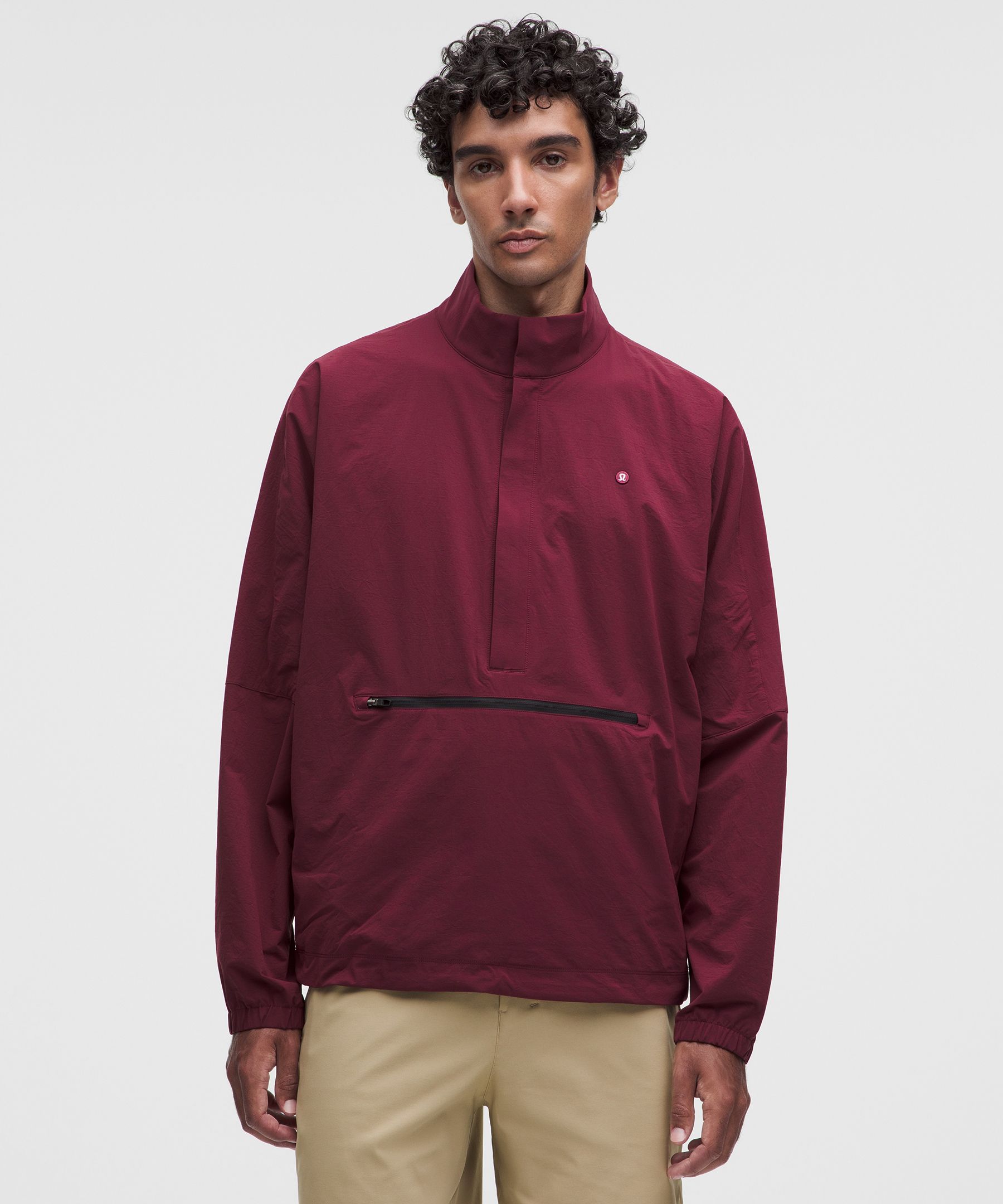 Haut de golf demi-zipp&eacute; en Ripstop isolant