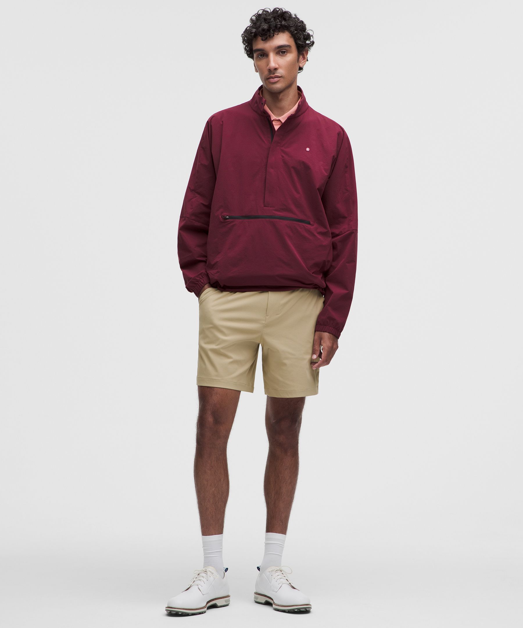 Haut de golf demi-zipp&eacute; en Ripstop isolant