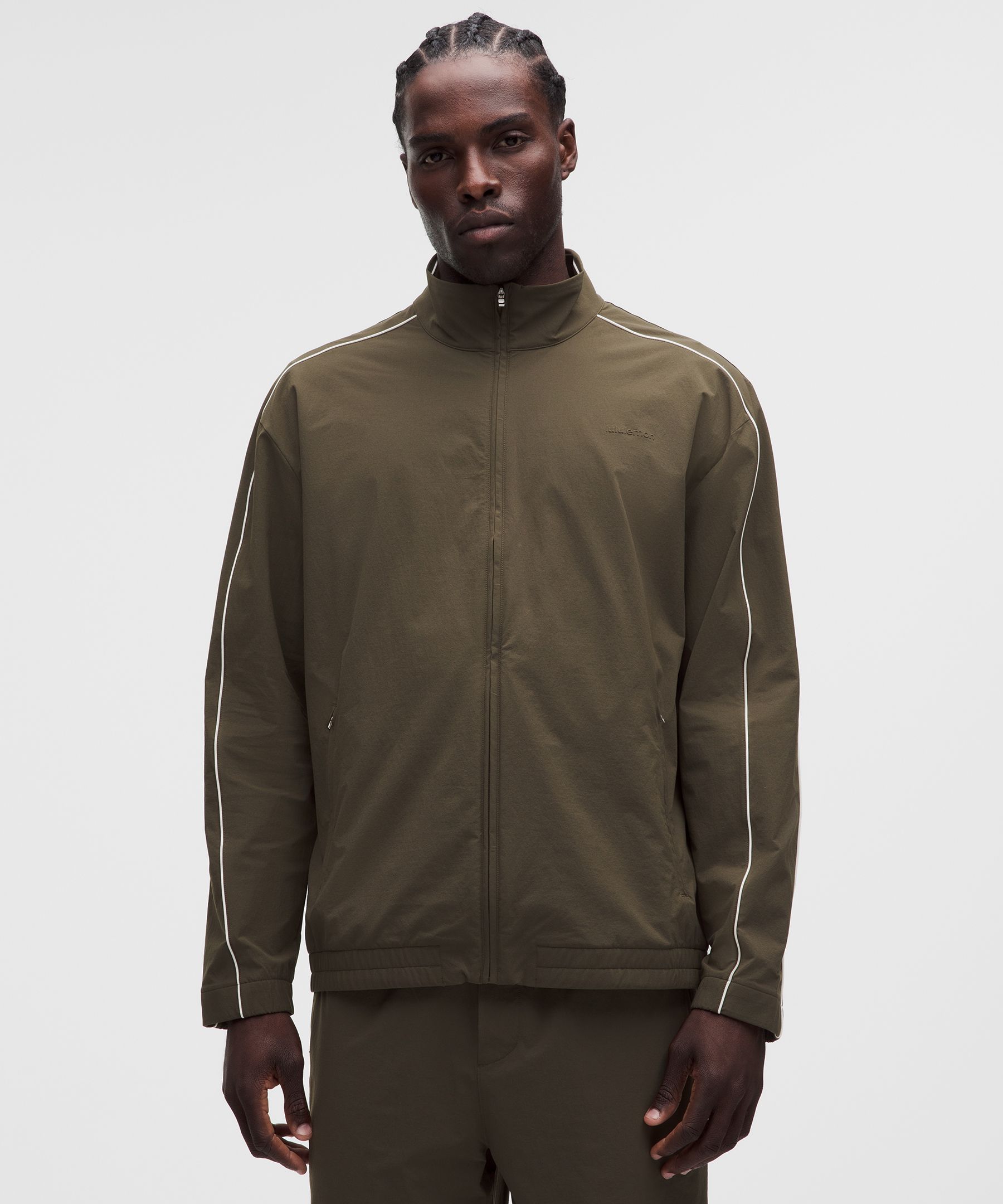 Contrast Stripe Track Jacket