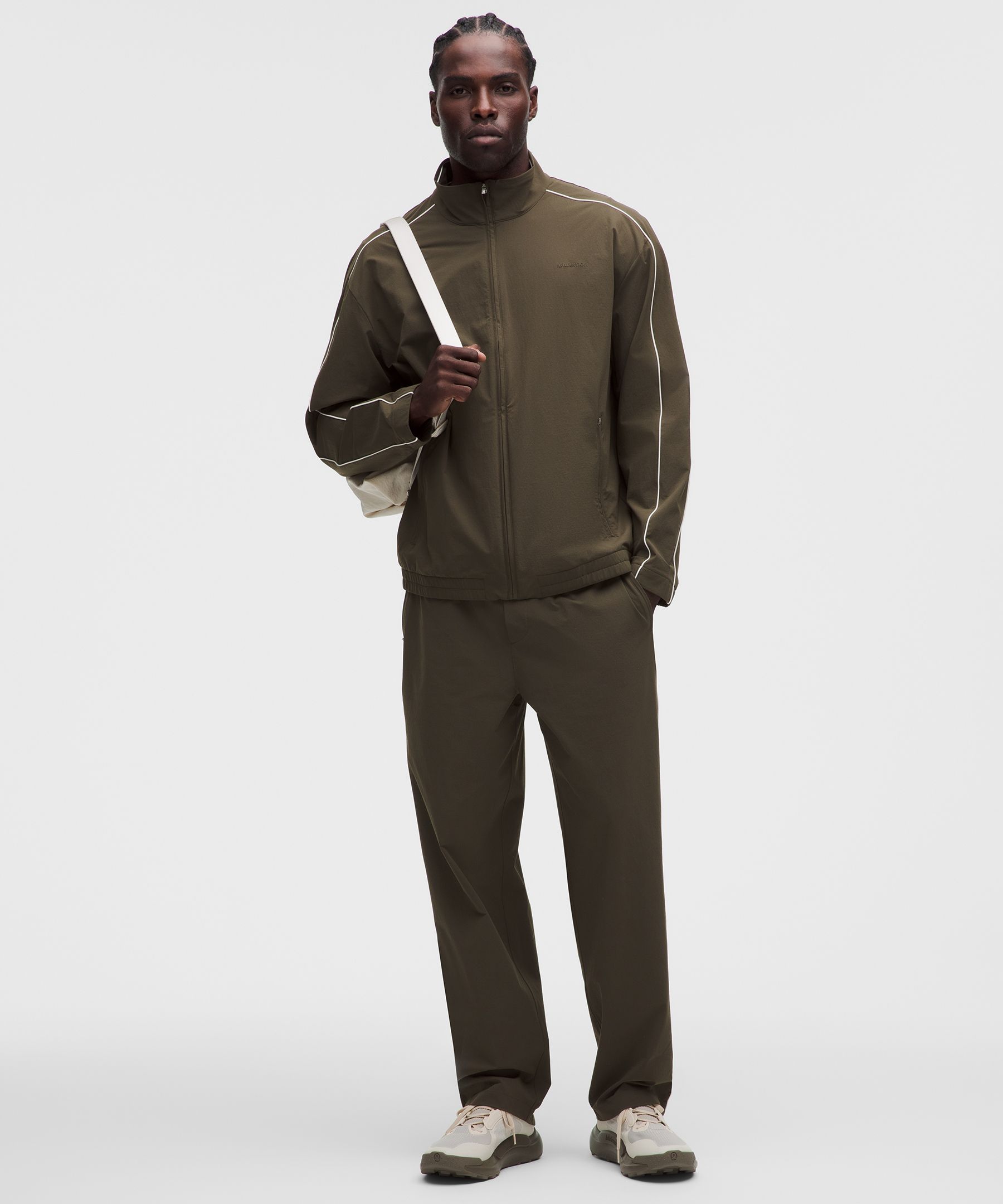 Contrast Stripe Track Jacket