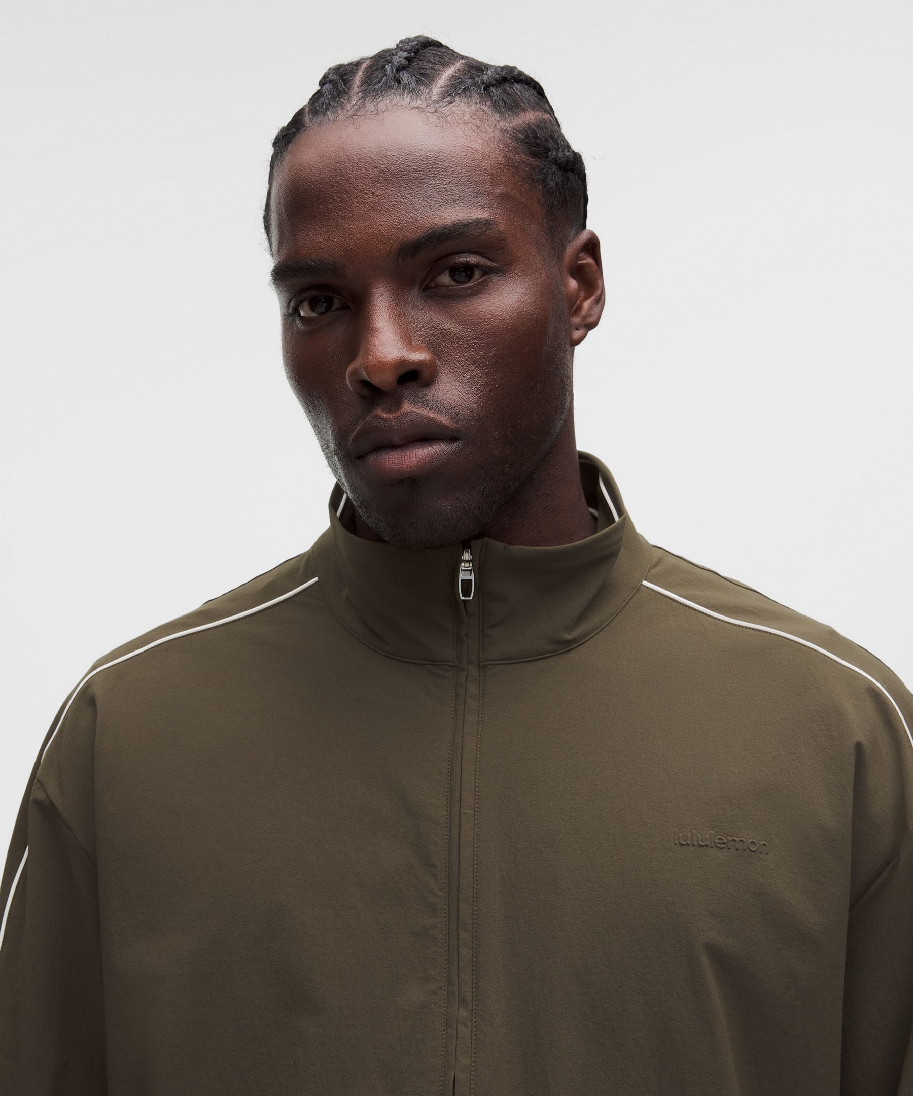 Contrast Stripe Track Jacket