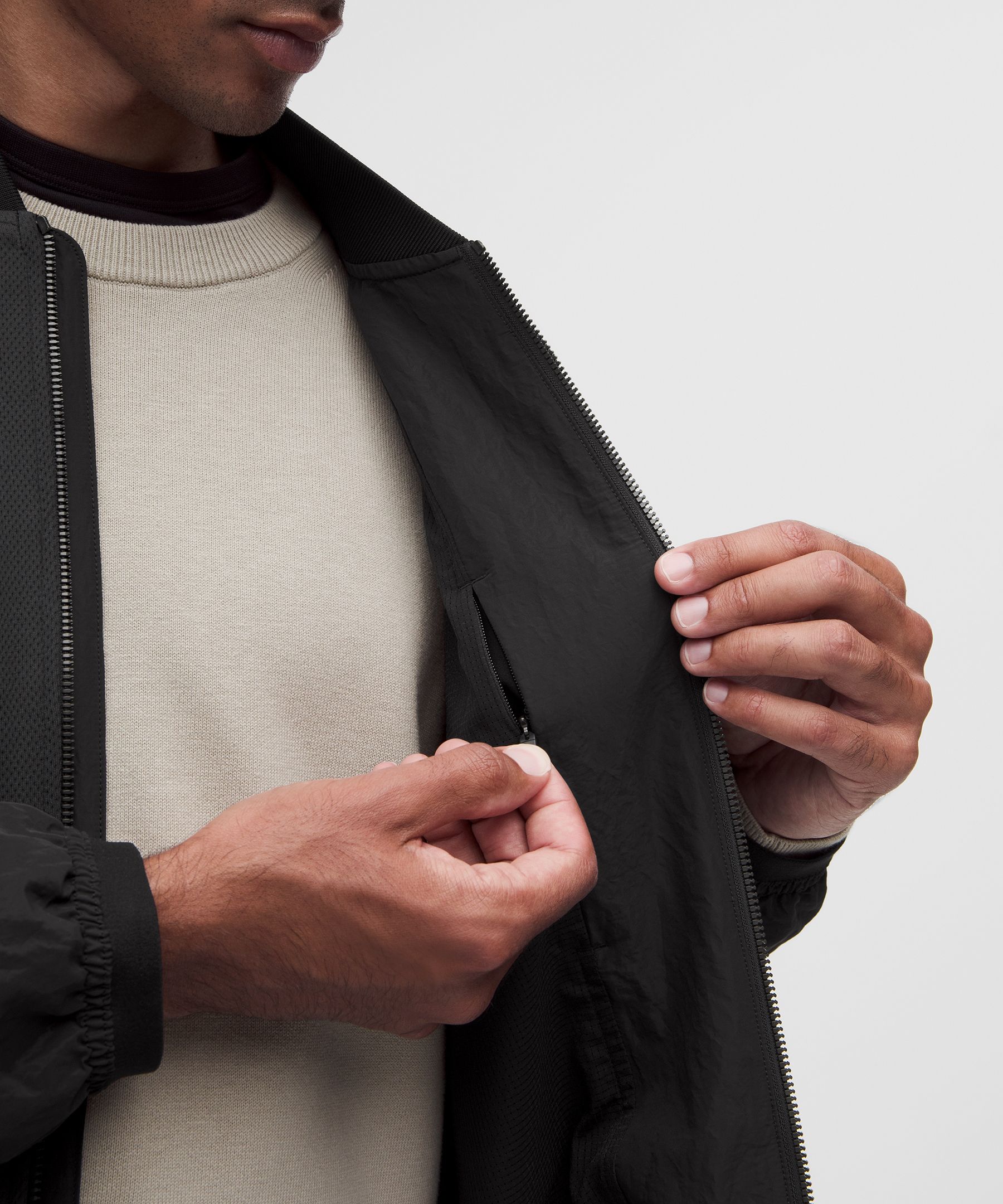 Mesh-Panelled Track Jacket