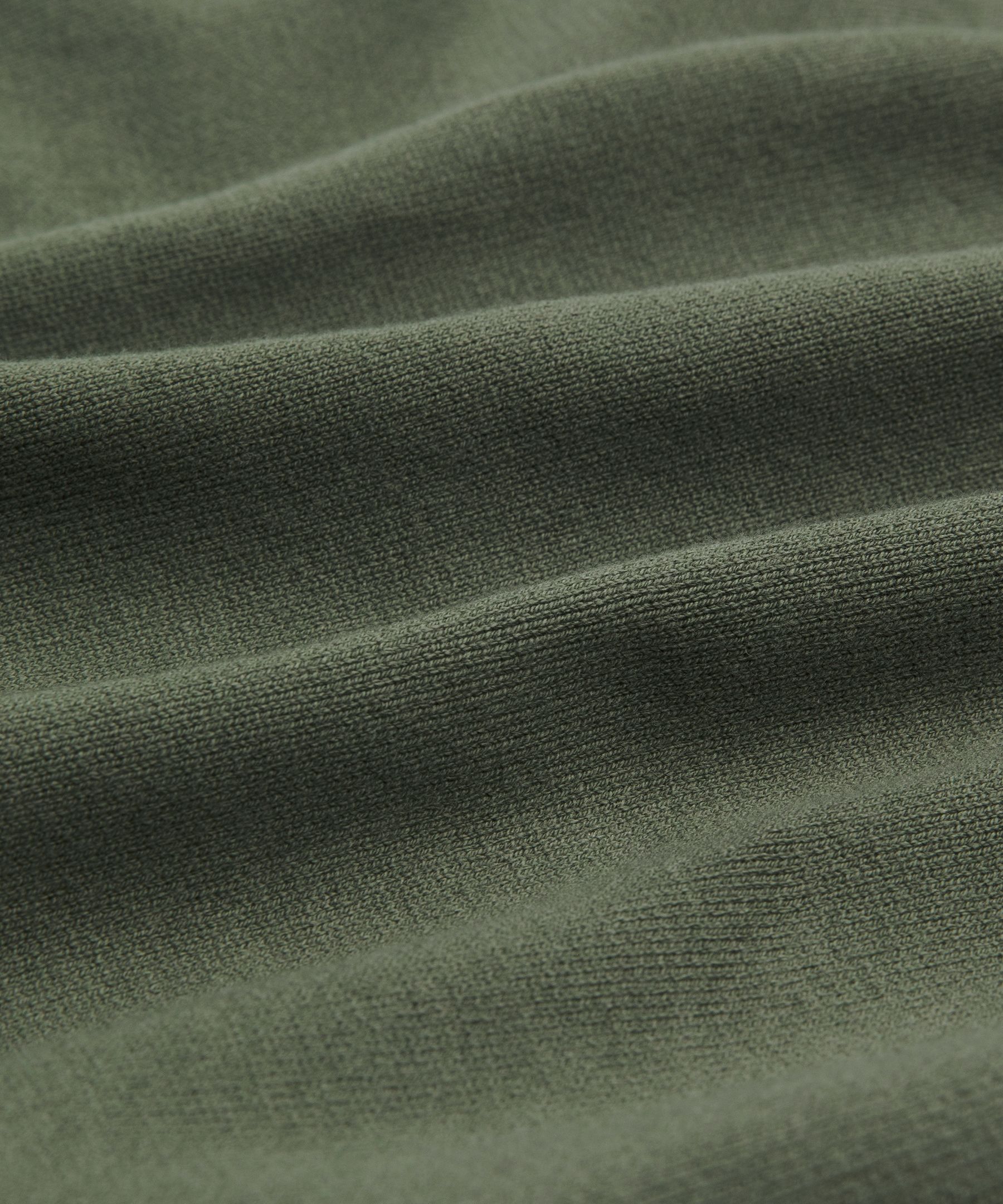 Cotton-Blend Knit Long-Sleeve Crewneck Sweater