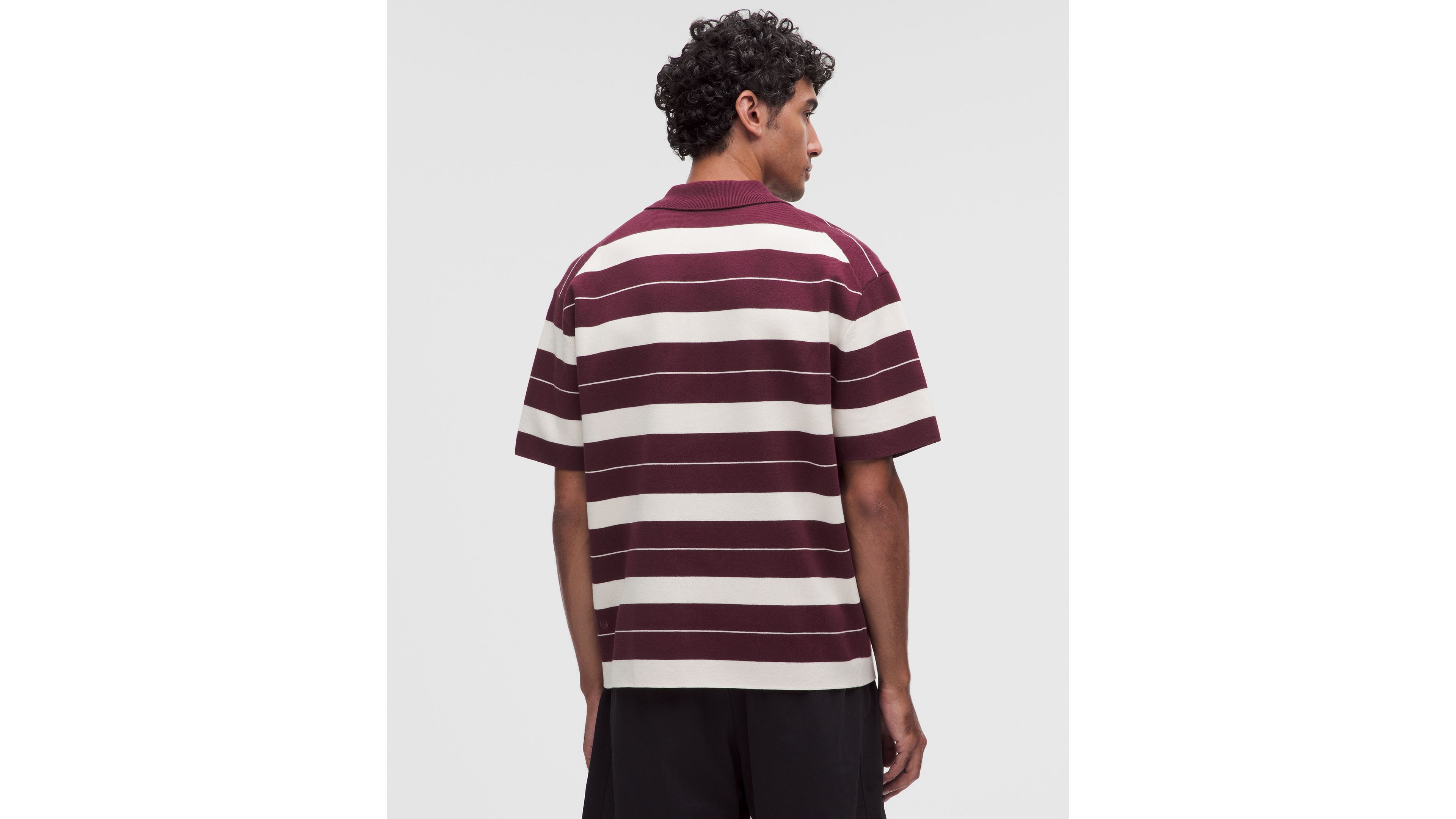 Cotton-Blend Knit Short-Sleeve Polo Shirt