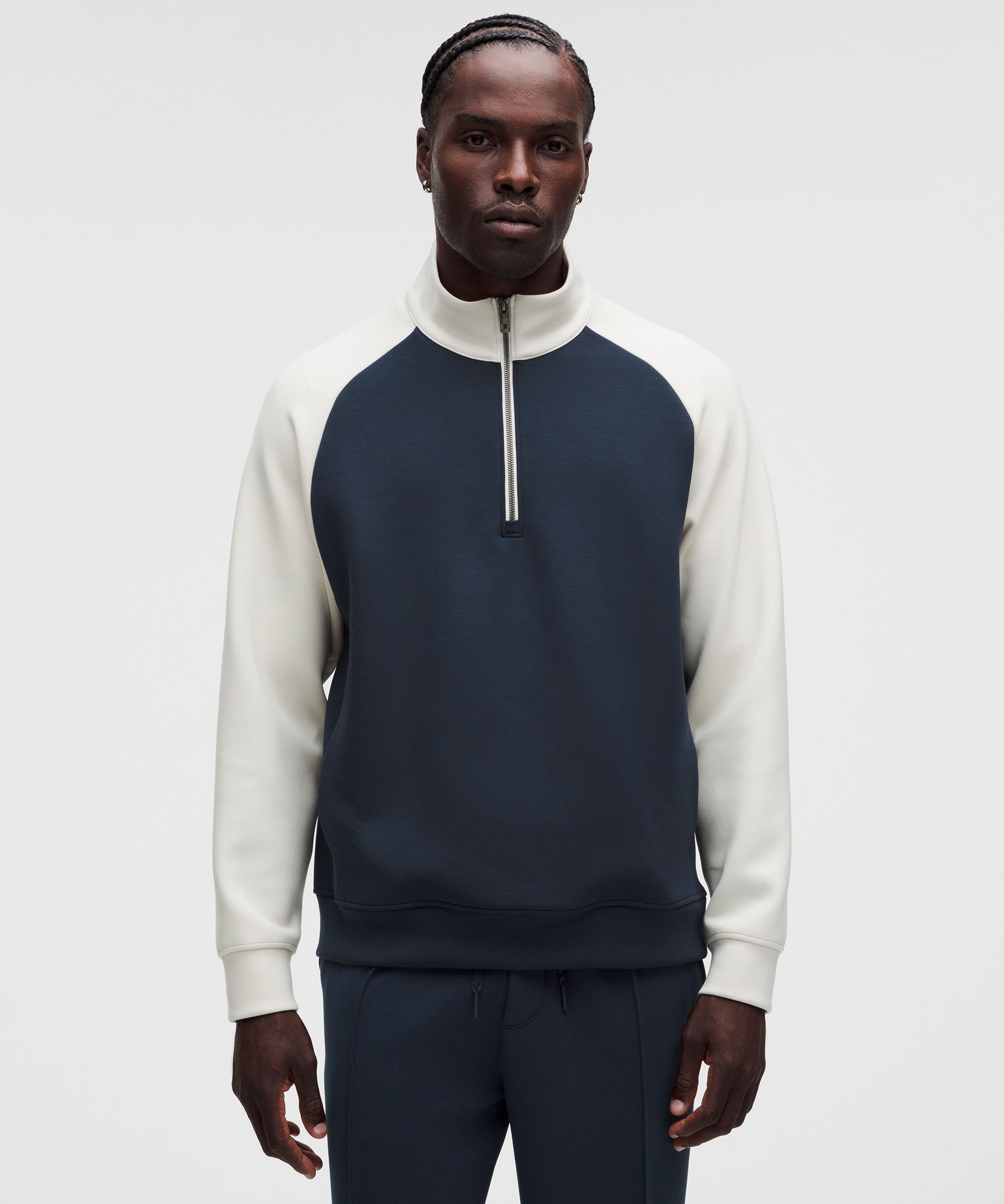 Smooth Spacer Half Zip *Colourblock