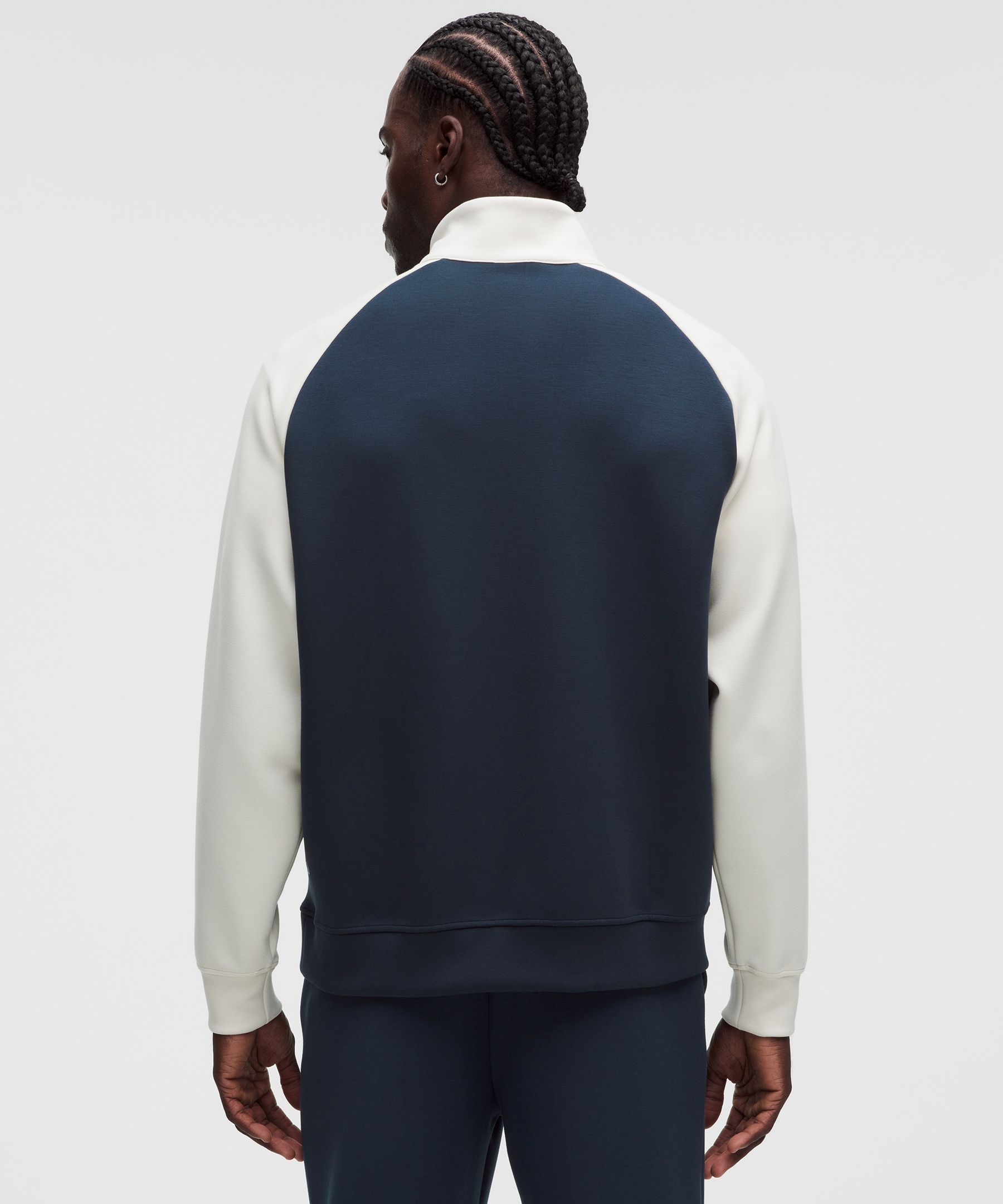 Haut demi-zipp&eacute; en Smooth Spacer *Colourblock