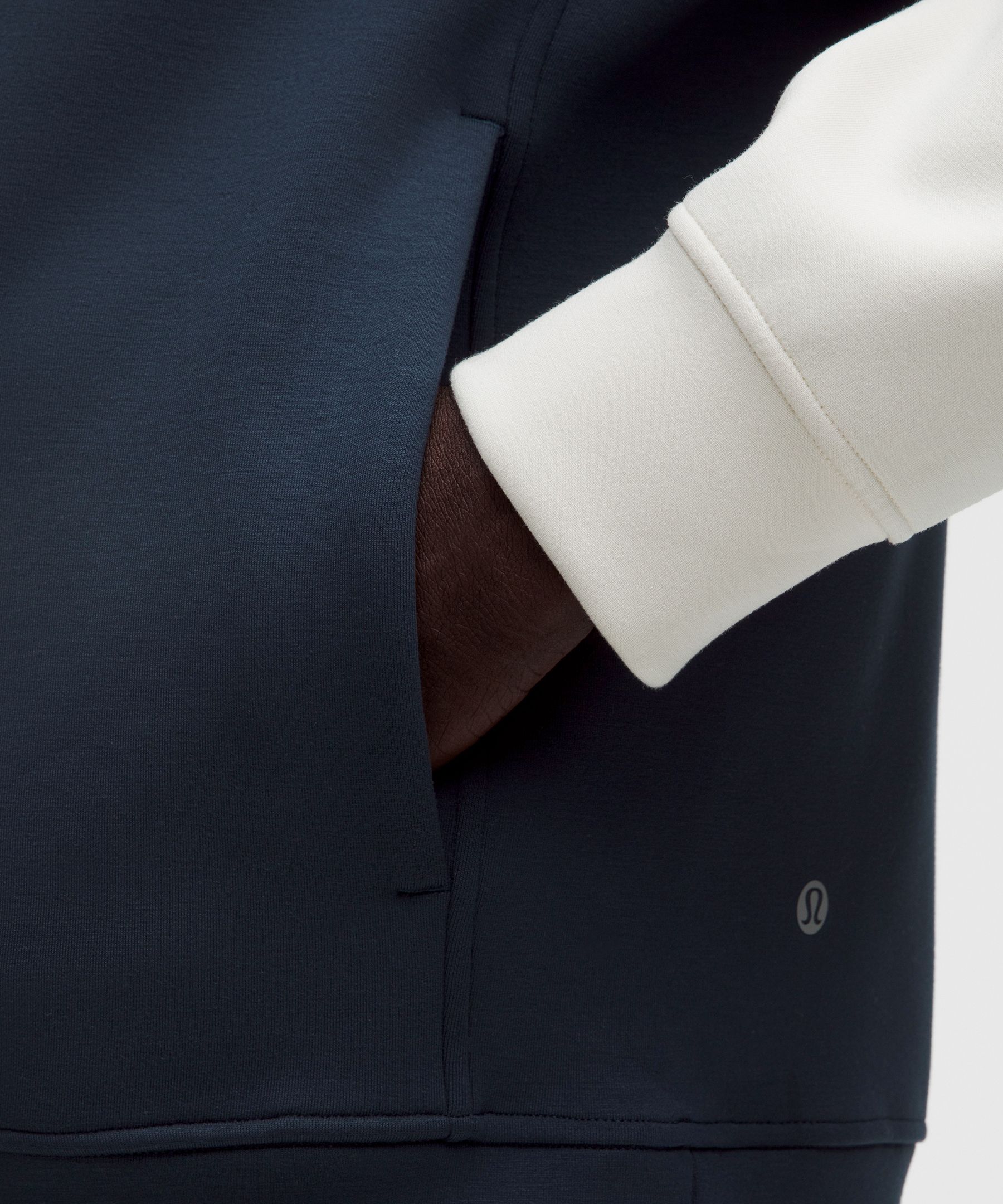 Haut demi-zipp&eacute; en Smooth Spacer *Colourblock